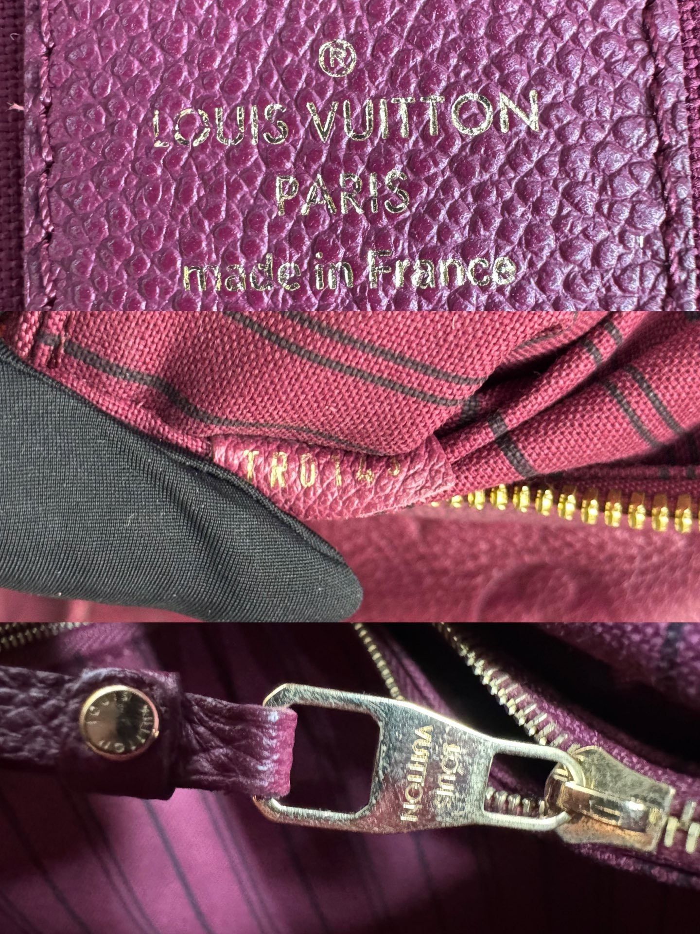 Louis Vuitton Louis Vuitton Leather Red Shoulder Bag M Women Size ONE SIZE - 7 Thumbnail