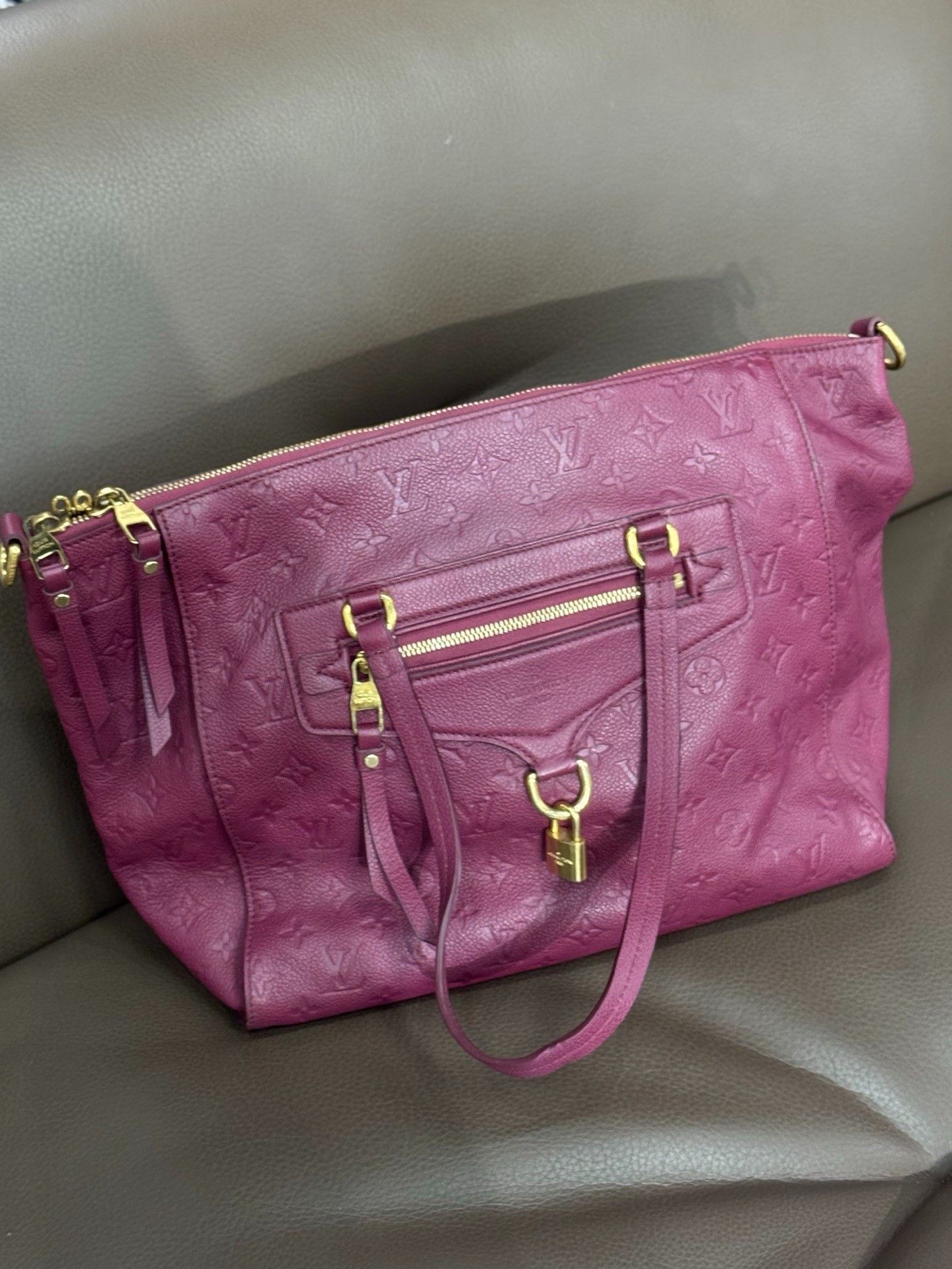 Louis Vuitton Louis Vuitton Leather Red Shoulder Bag M Women Size ONE SIZE - 3 Thumbnail