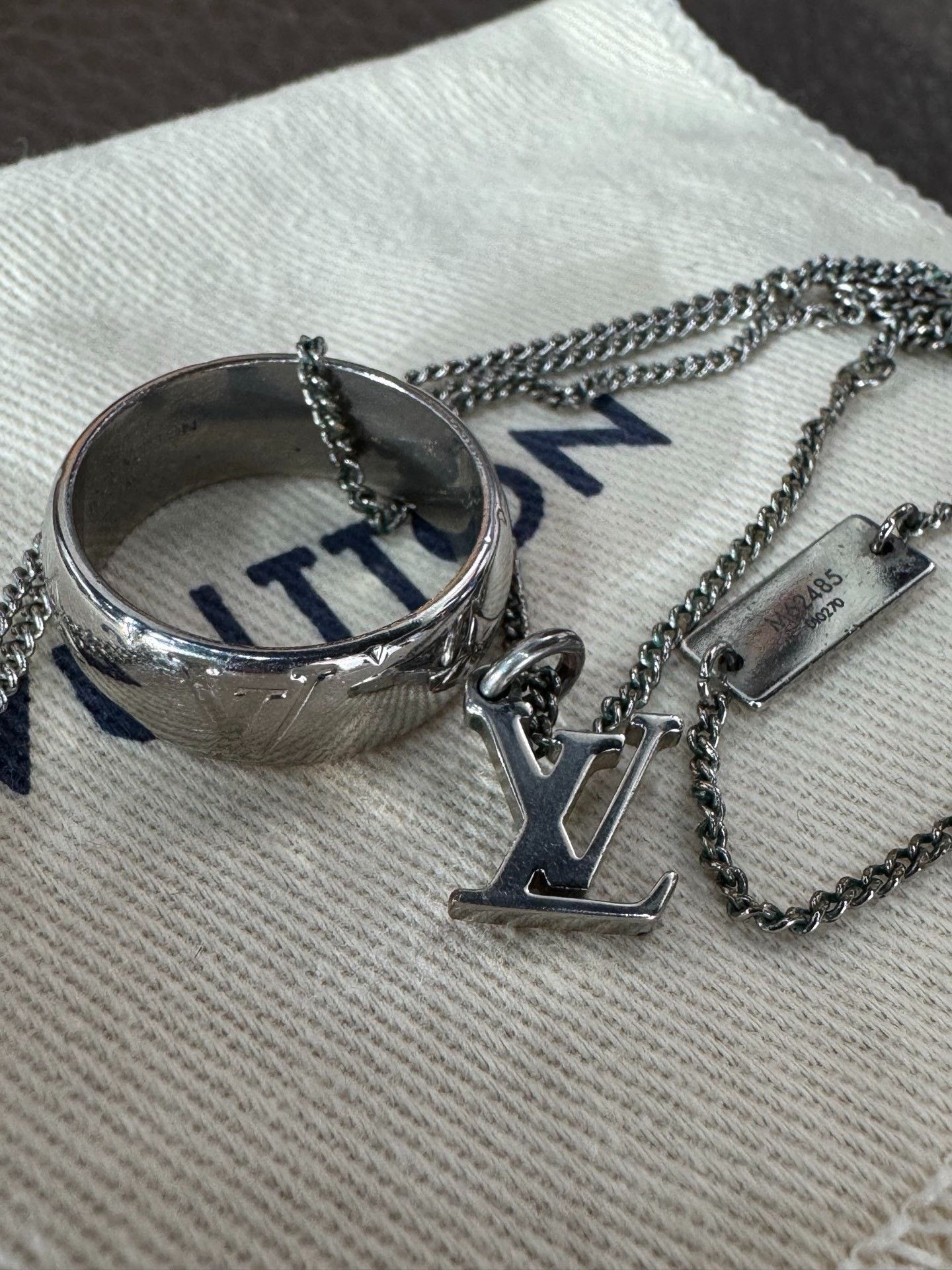 Louis Vuitton Louis Vuitton Silver Jewelry 60 Men Size ONE SIZE - 5 Thumbnail