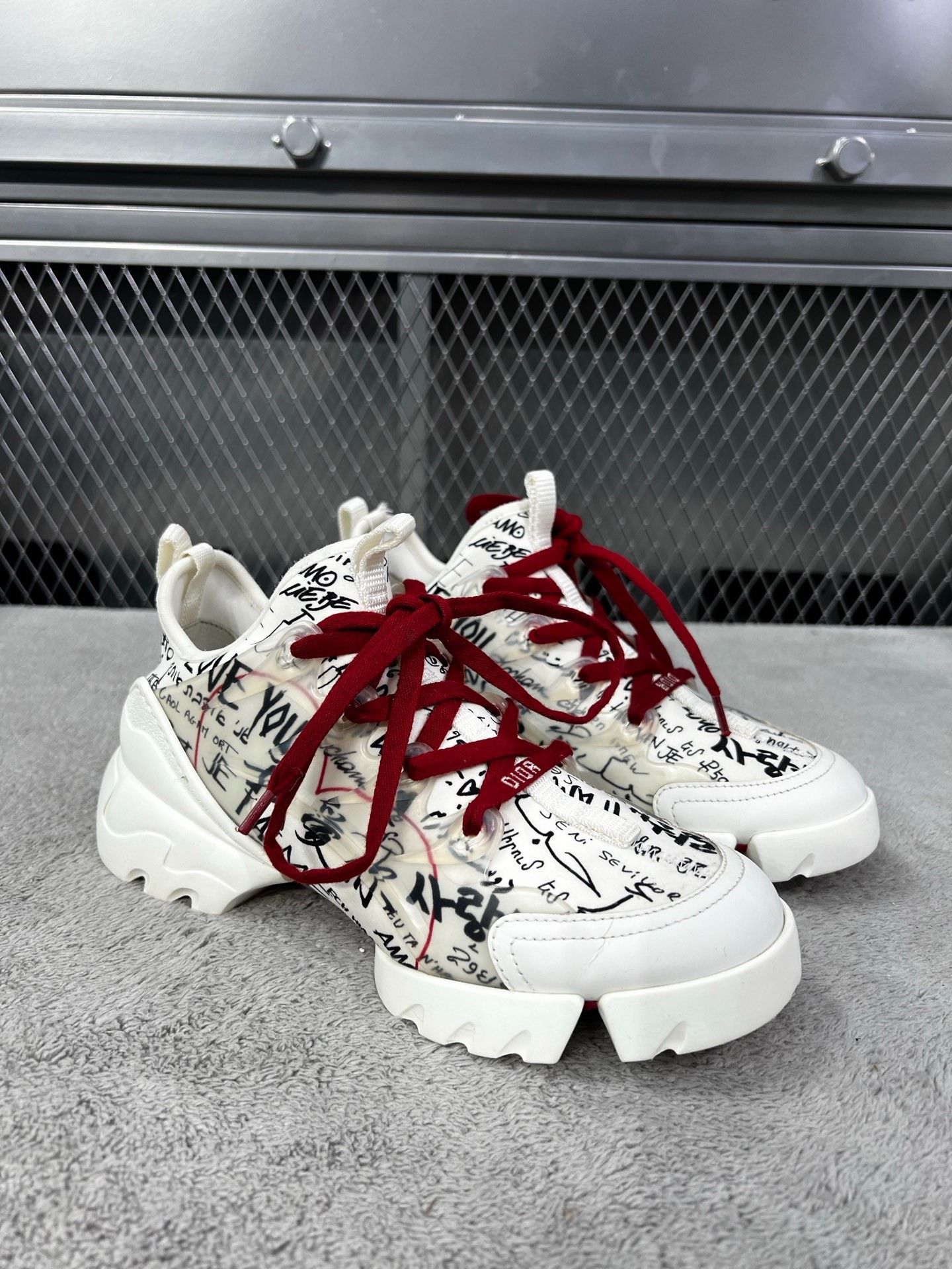 Dior Dior White Lowtop Sneakers 34 Women Size US 4 / IT 34 - 3 Thumbnail