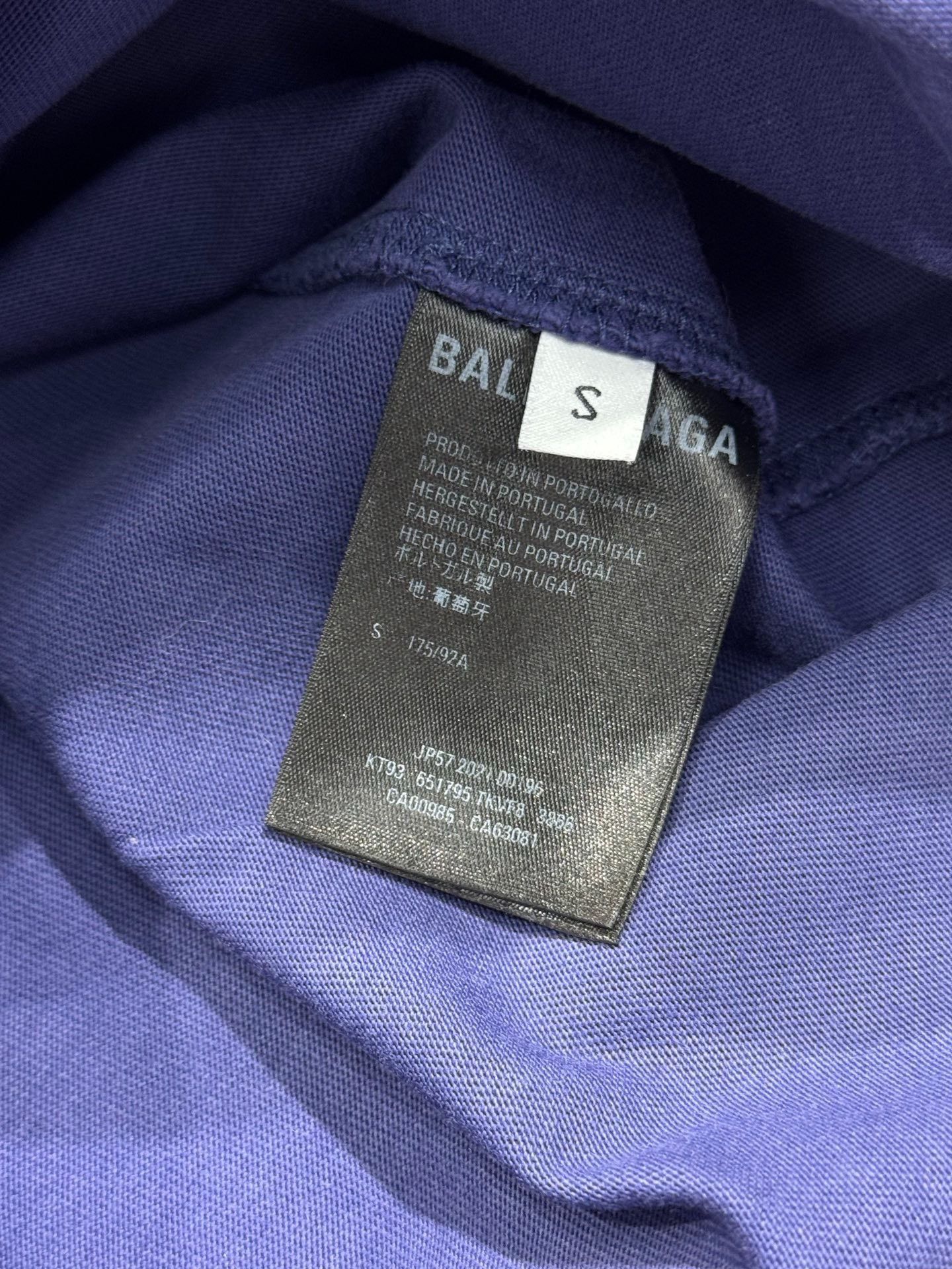 Balenciaga Balenciaga Blue T-Shirt S Men Size US S / EU 44-46 / 1 - 5 Thumbnail