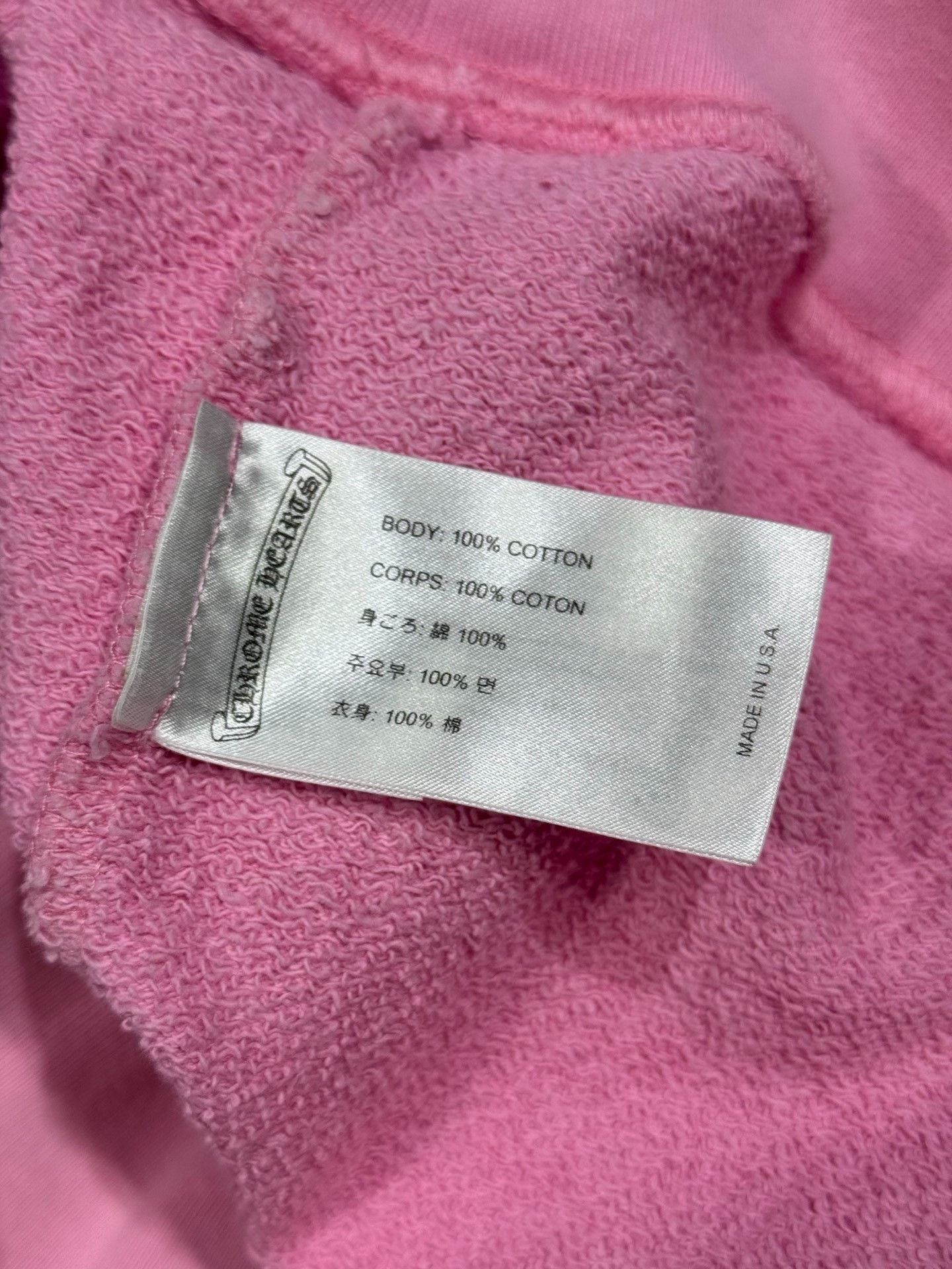 Chrome Hearts Chrome Hearts Rare Pink Hoodie M Men Size US M / EU 48-50 / 2 - 6 Thumbnail