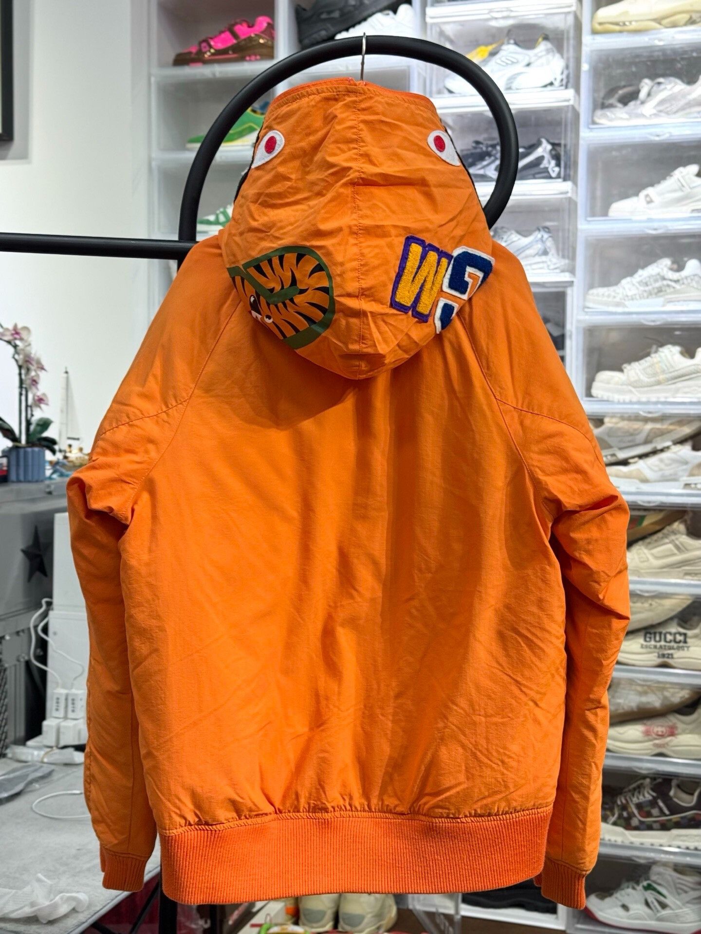 Bape Bape Down Shark Orange Heavy Coat L Men Size US L / EU 52-54 / 3 - 2 Thumbnail
