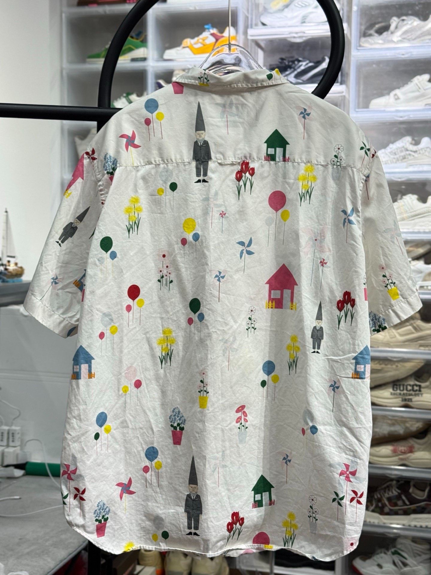 Thom Browne Thom Browne Printed Brown Shirt L Men Size US L / EU 52-54 / 3 - 2 Thumbnail