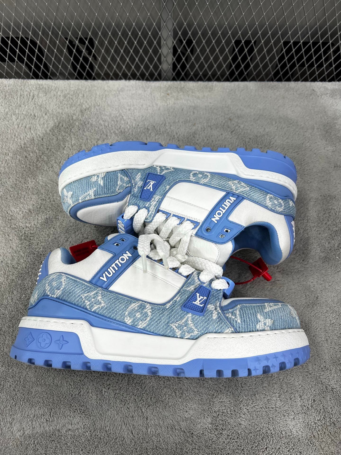 Louis Vuitton Louis Vuitton Training Blue Lowtop Sneakers 41 Men Size US 8.5 / EU 41-42 - 4 Thumbnail