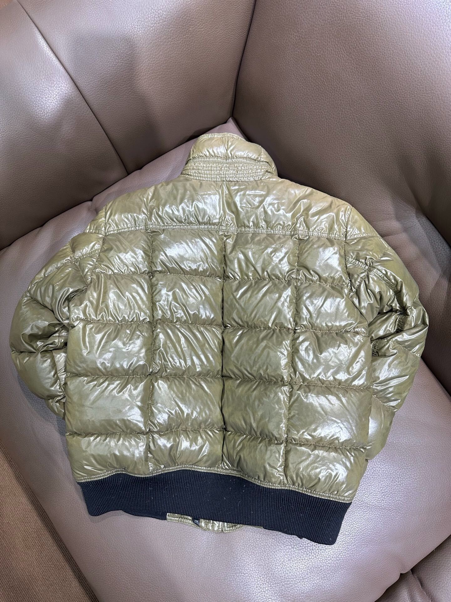 Moncler Moncler Down Green Heavy Coat 44.5 Men Size US L / EU 52-54 / 3 - 2 Thumbnail