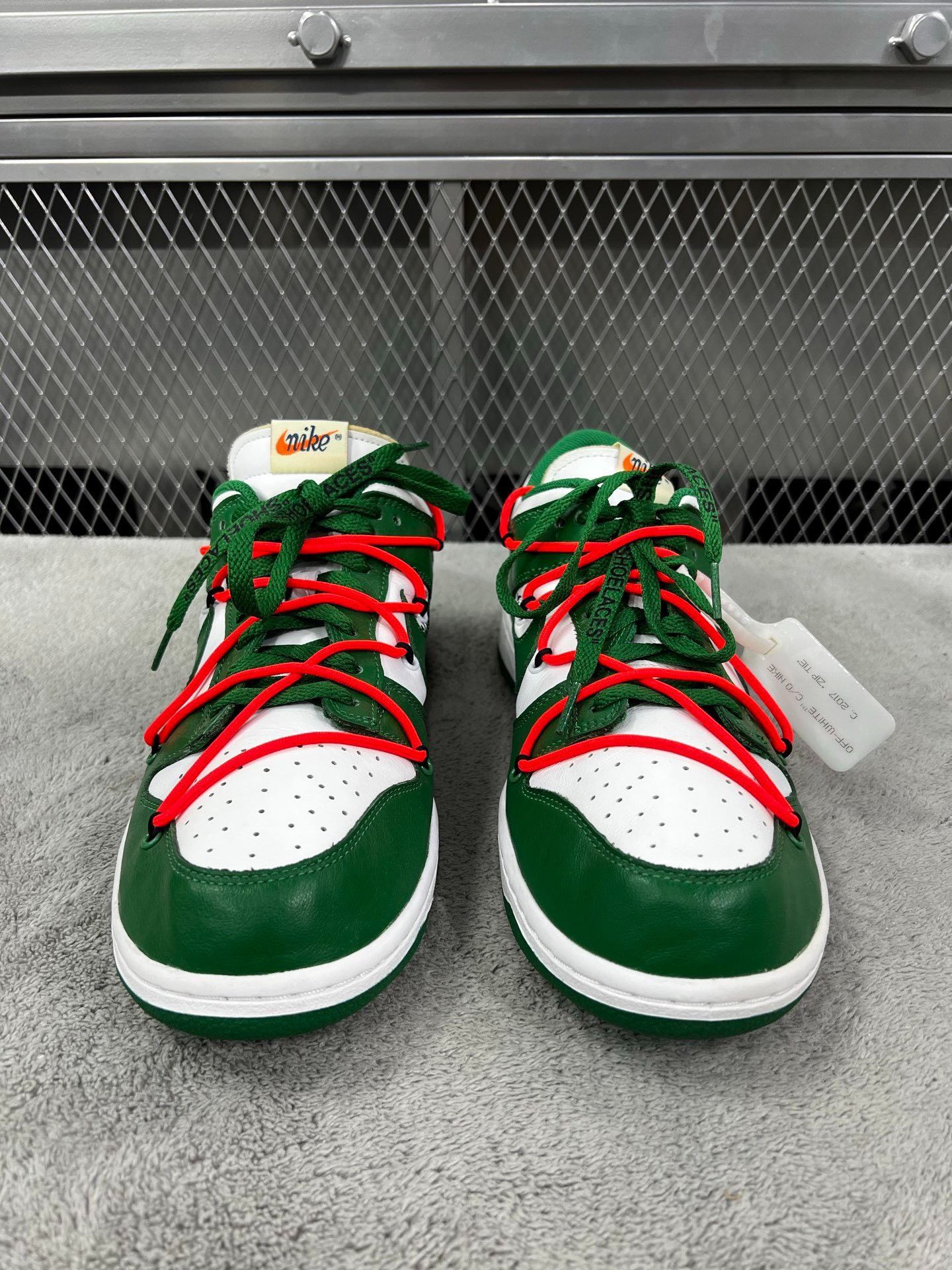 Off-White Off-White Green Lowtop Sneakers 45 Men Size US 11.5 / EU 44-45 - 2 Thumbnail