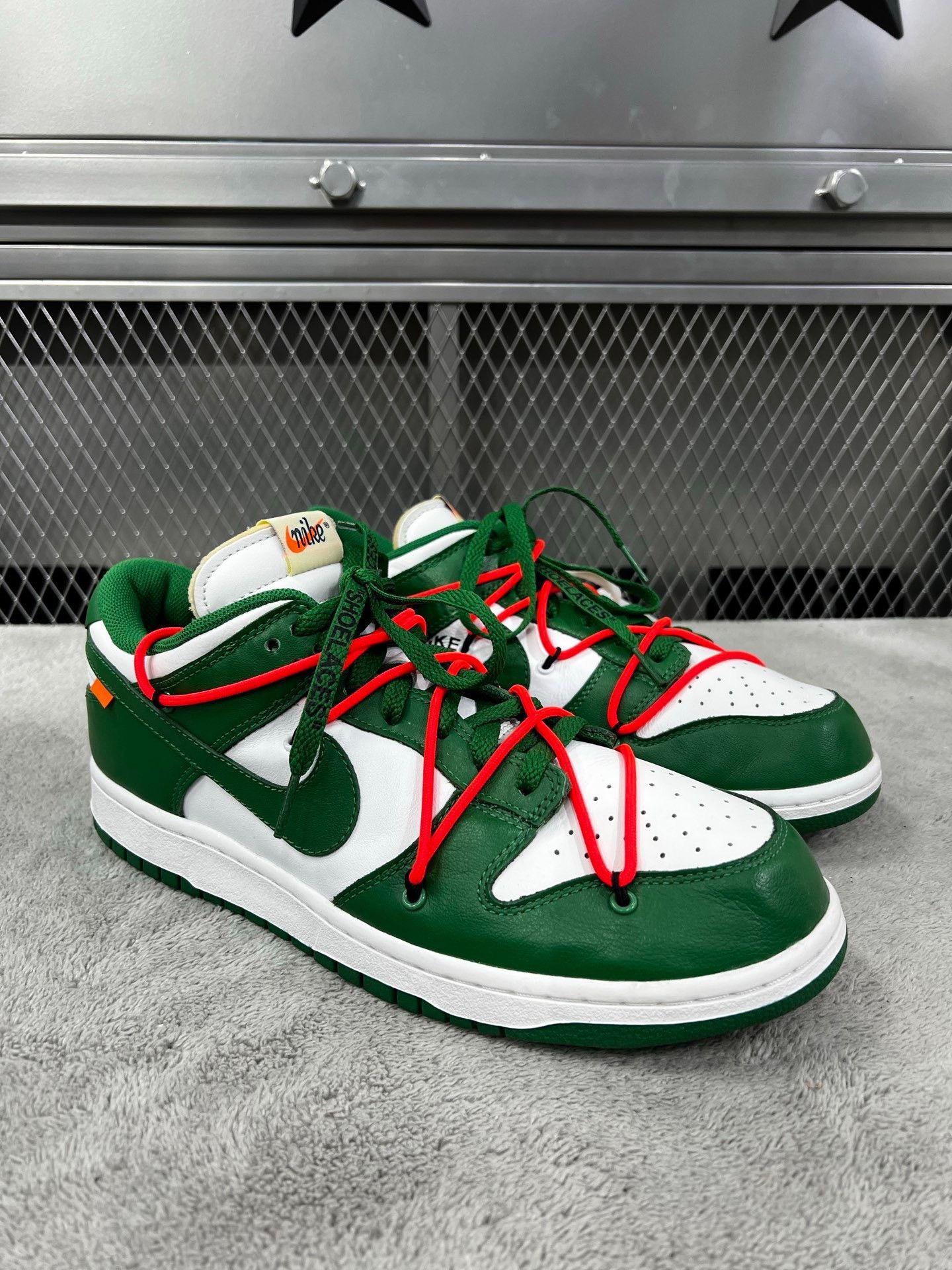 Off-White Off-White Green Lowtop Sneakers 45 Men Size US 11.5 / EU 44-45 - 3 Thumbnail