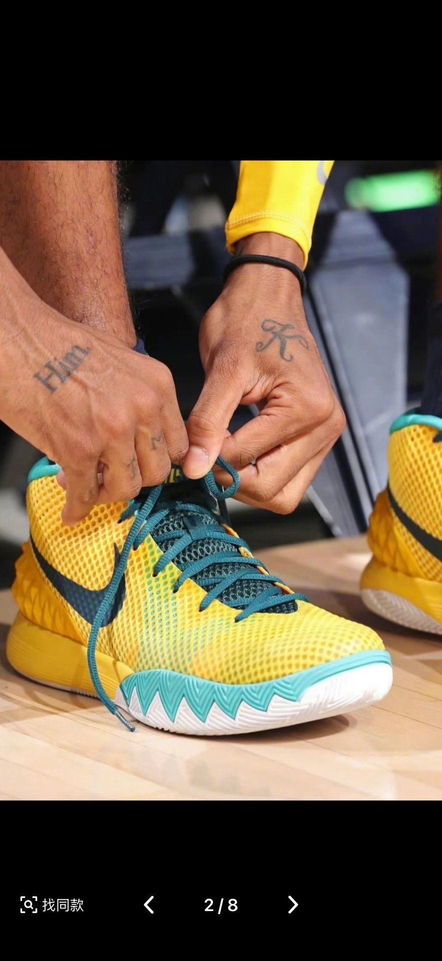 Nike Nike KYRIE 1 Yellow Lowtop Sneakers 44 Men Size US 10.5 / EU 43-44 - 8 Thumbnail