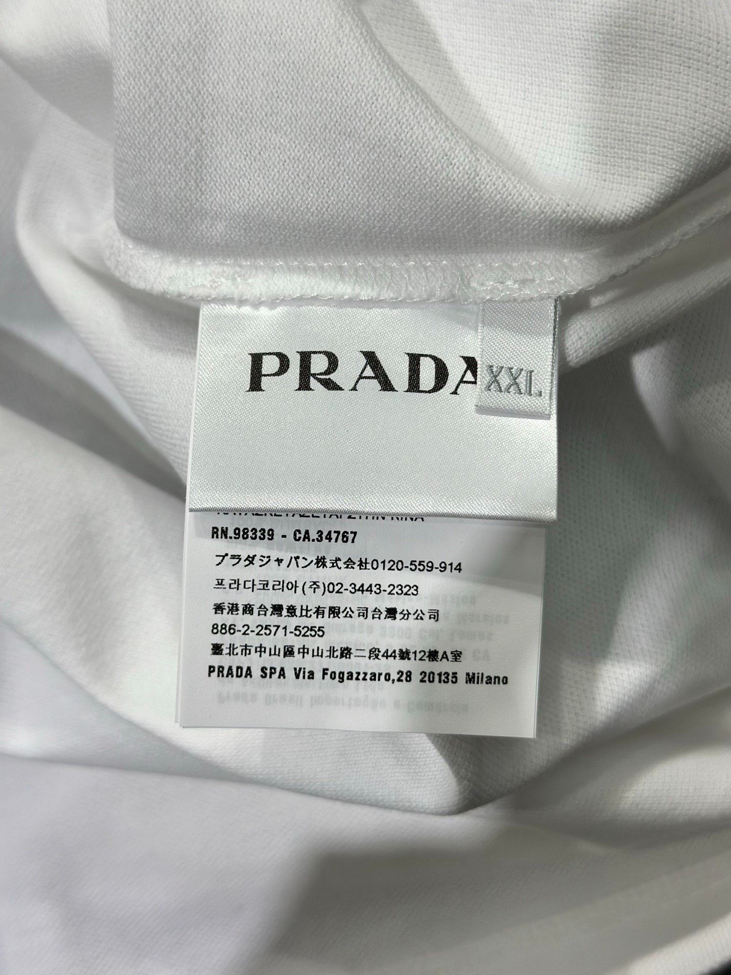 Prada Prada Patchwork Blue Polo XXL Men Size US XXL / EU 58 / 5 - 5 Thumbnail