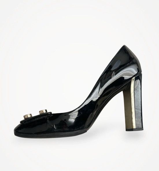 Gucci Gucci Gucci black patent leather Heels Size US 9.5 / IT 39.5 - 5 Thumbnail