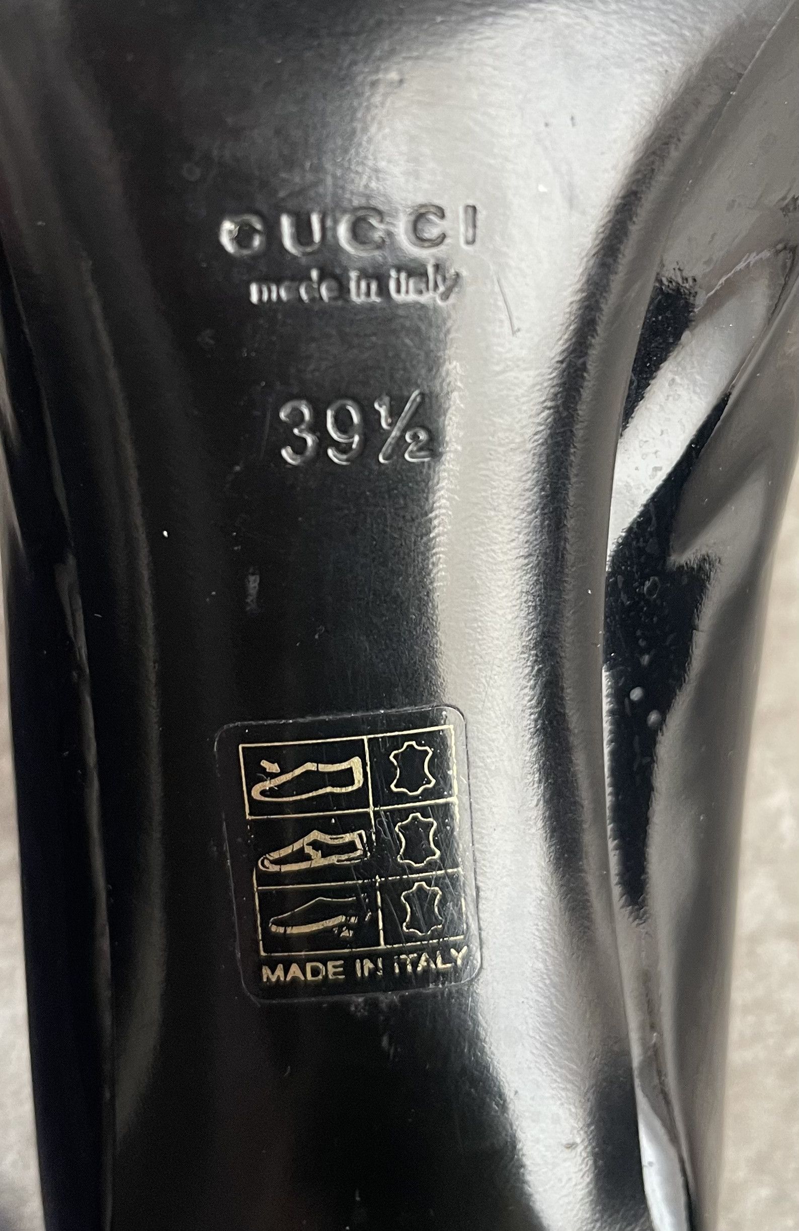 Gucci Gucci Gucci black patent leather Heels Size US 9.5 / IT 39.5 - 2 Thumbnail