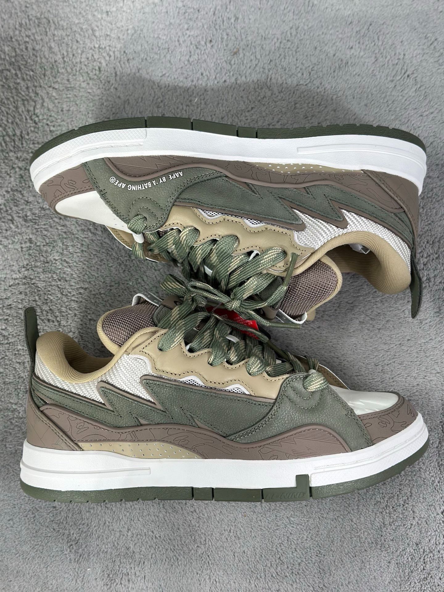 Li-Ning Li-Ning Green Lowtop Sneakers 43 Men Size US 10 / EU 43 - 4 Thumbnail