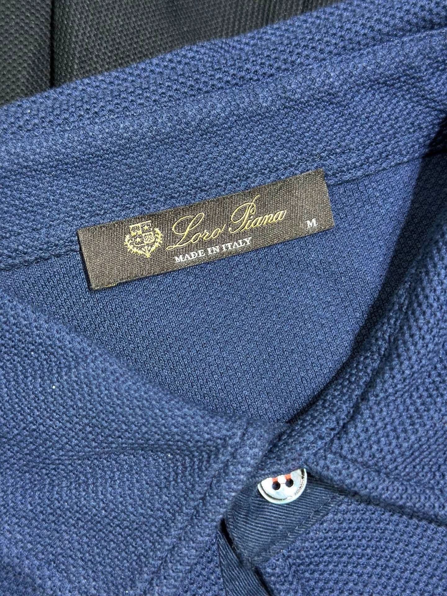 Loro Piana Loro Piana Blue Polo M Men Size US M / EU 48-50 / 2 - 3 Thumbnail