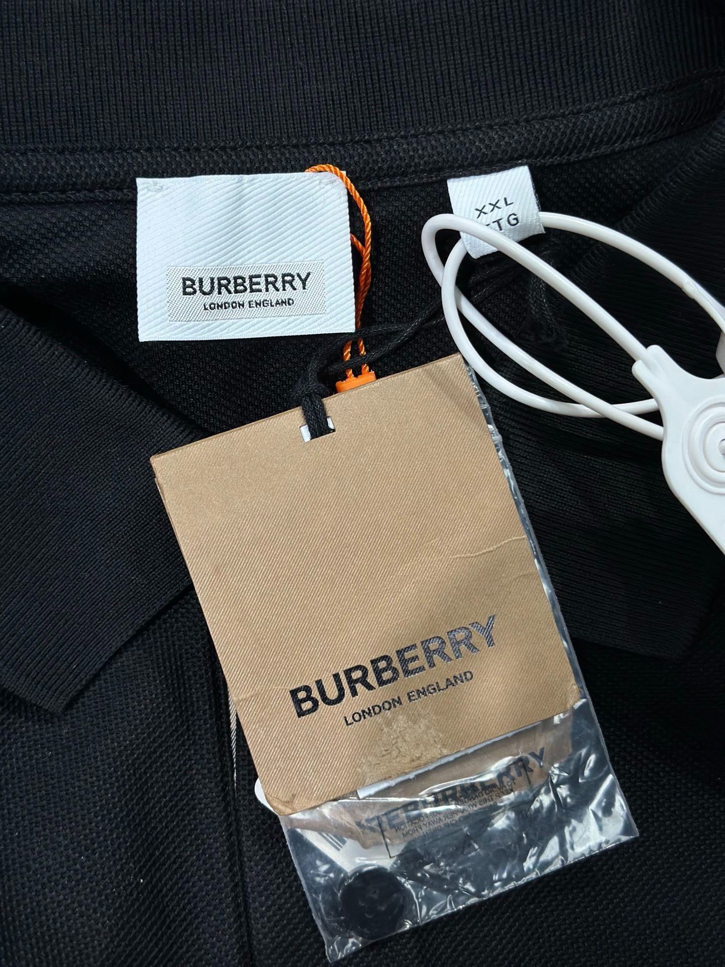 Burberry Burberry Plaid Black Polo XXL Men Size US XXL / EU 58 / 5 - 3 Thumbnail