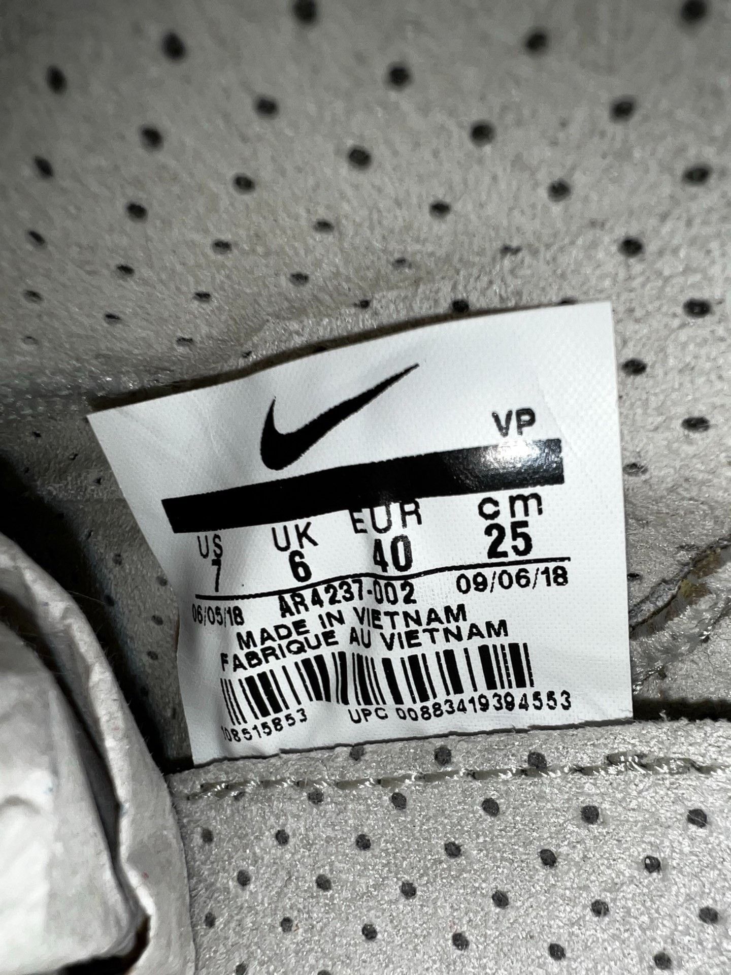 Fear of God Fear of God Retro White Hitop Sneakers 40 Men Size US 7.5 / EU 40-41 - 7 Thumbnail