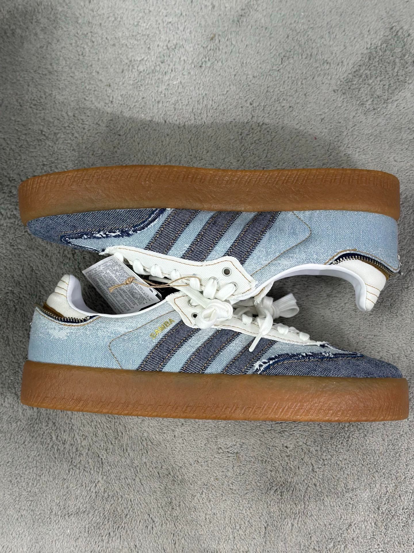 Adidas Adidas Blue Lowtop Sneakers 43 Men Size US 10 / EU 43 - 4 Thumbnail