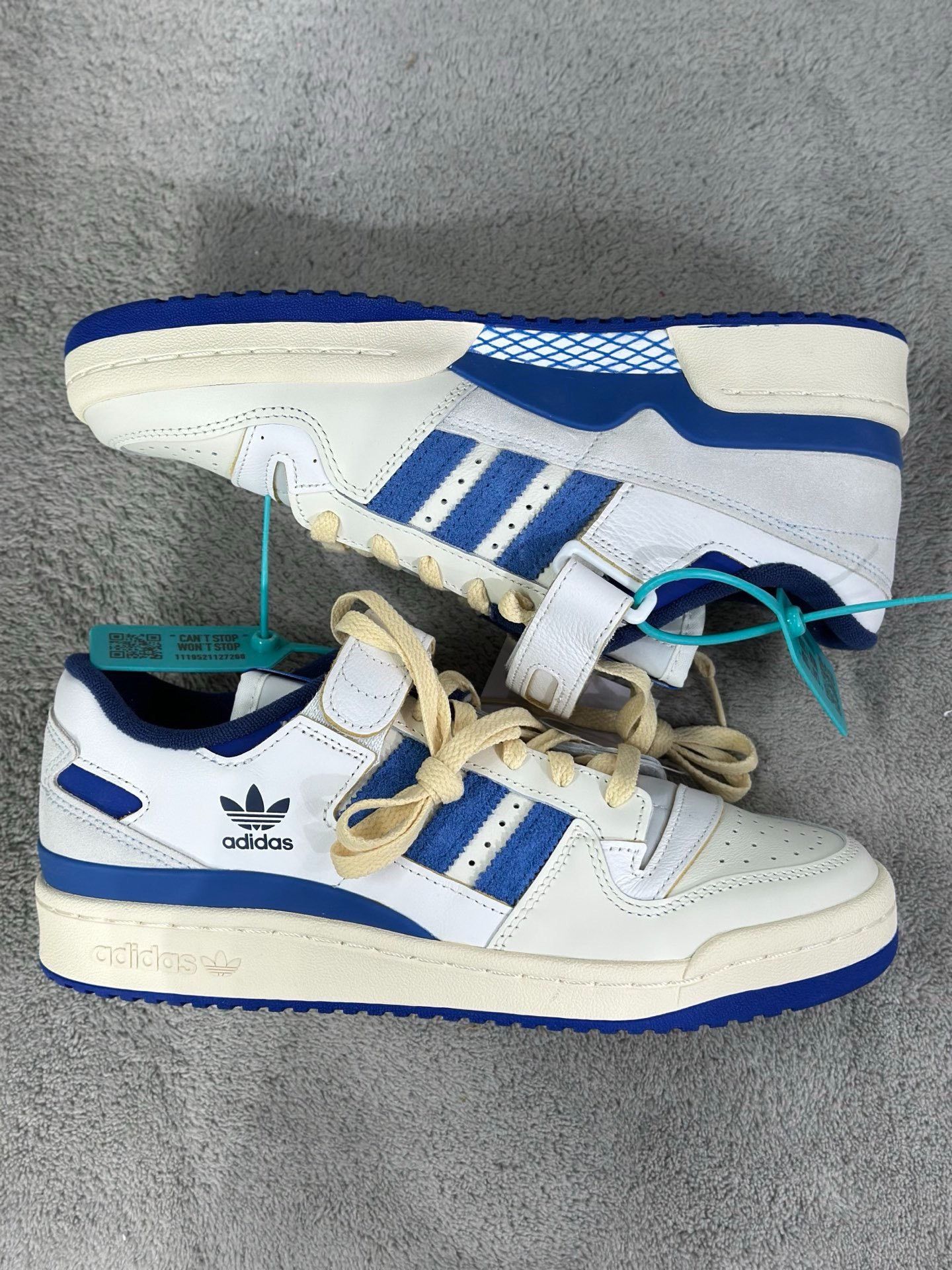 Adidas Adidas Blue Lowtop Sneakers 40.5 Men Size US 8 / EU 41 - 4 Thumbnail