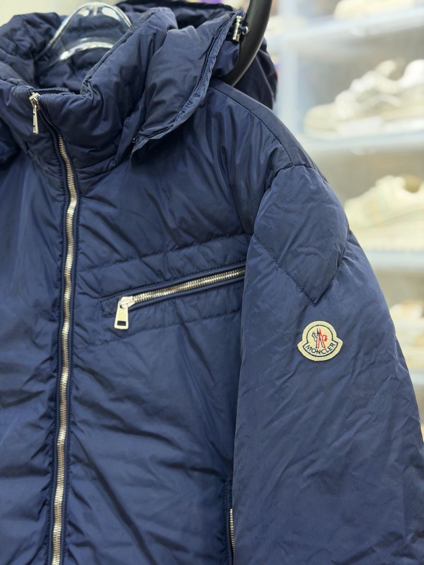 Moncler Moncler Down Blue Heavy Coat 4 Men Size US XS / EU 42 / 0 - 2 Thumbnail