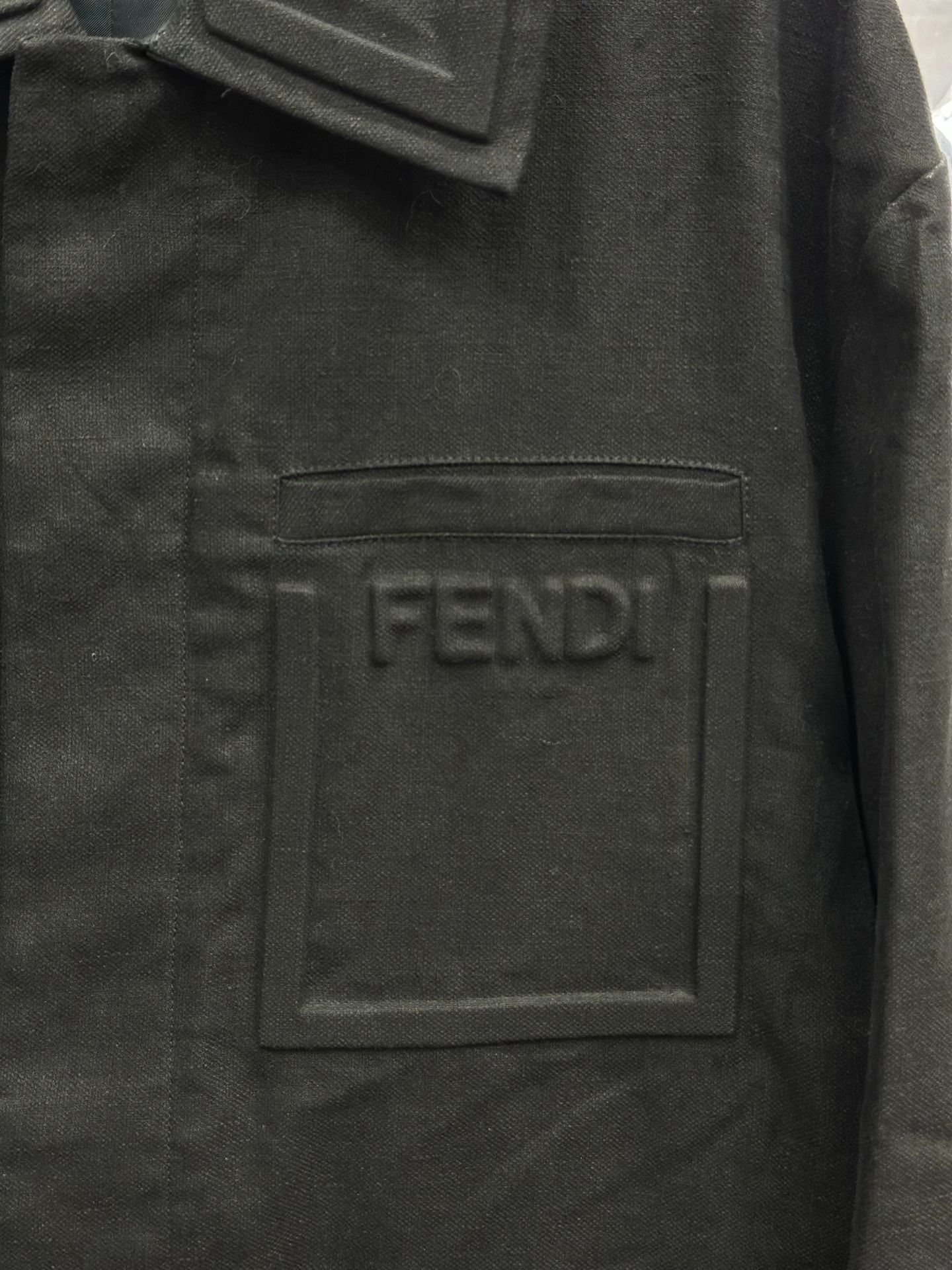 Fendi Fendi Linen Black Light Jacket 44 Men Size US L / EU 52-54 / 3 - 2 Thumbnail