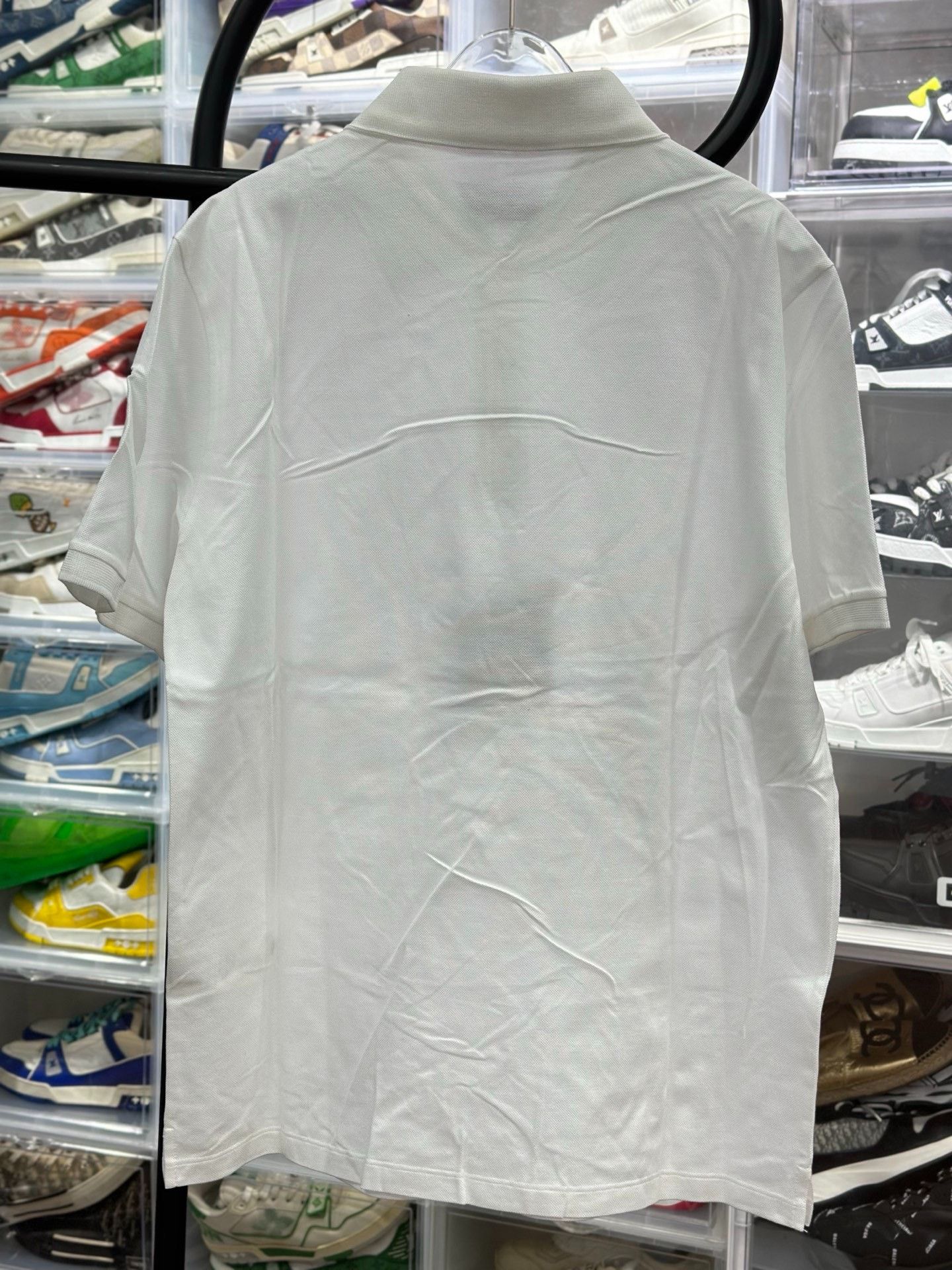 Louis Vuitton Louis Vuitton Retro Embroidered White Polo L Men Size US L / EU 52-54 / 3 - 3 Thumbnail