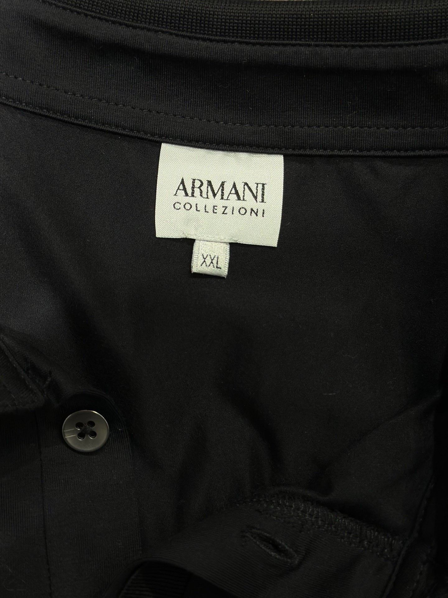 Armani Armani Black Polo XXL Men Size US XXL / EU 58 / 5 - 4 Thumbnail