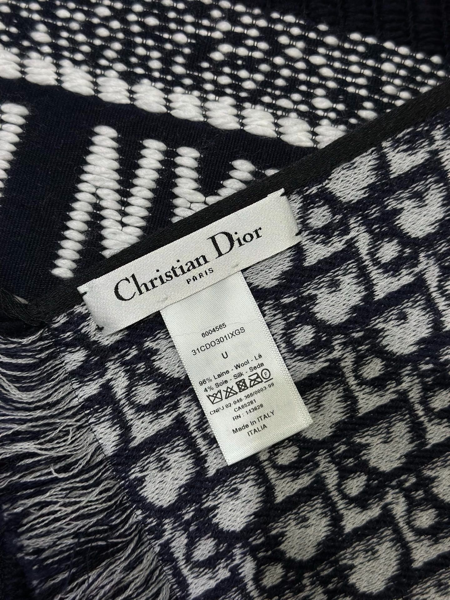 Dior Dior Blue Scarf 40 Men Size ONE SIZE - 2 Thumbnail
