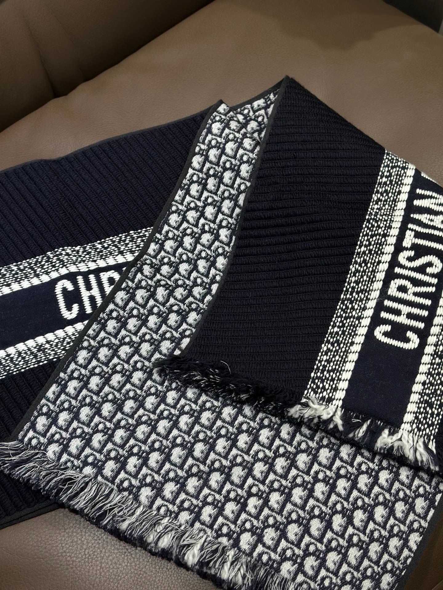 Dior Dior Blue Scarf 40 Men Size ONE SIZE - 3 Thumbnail