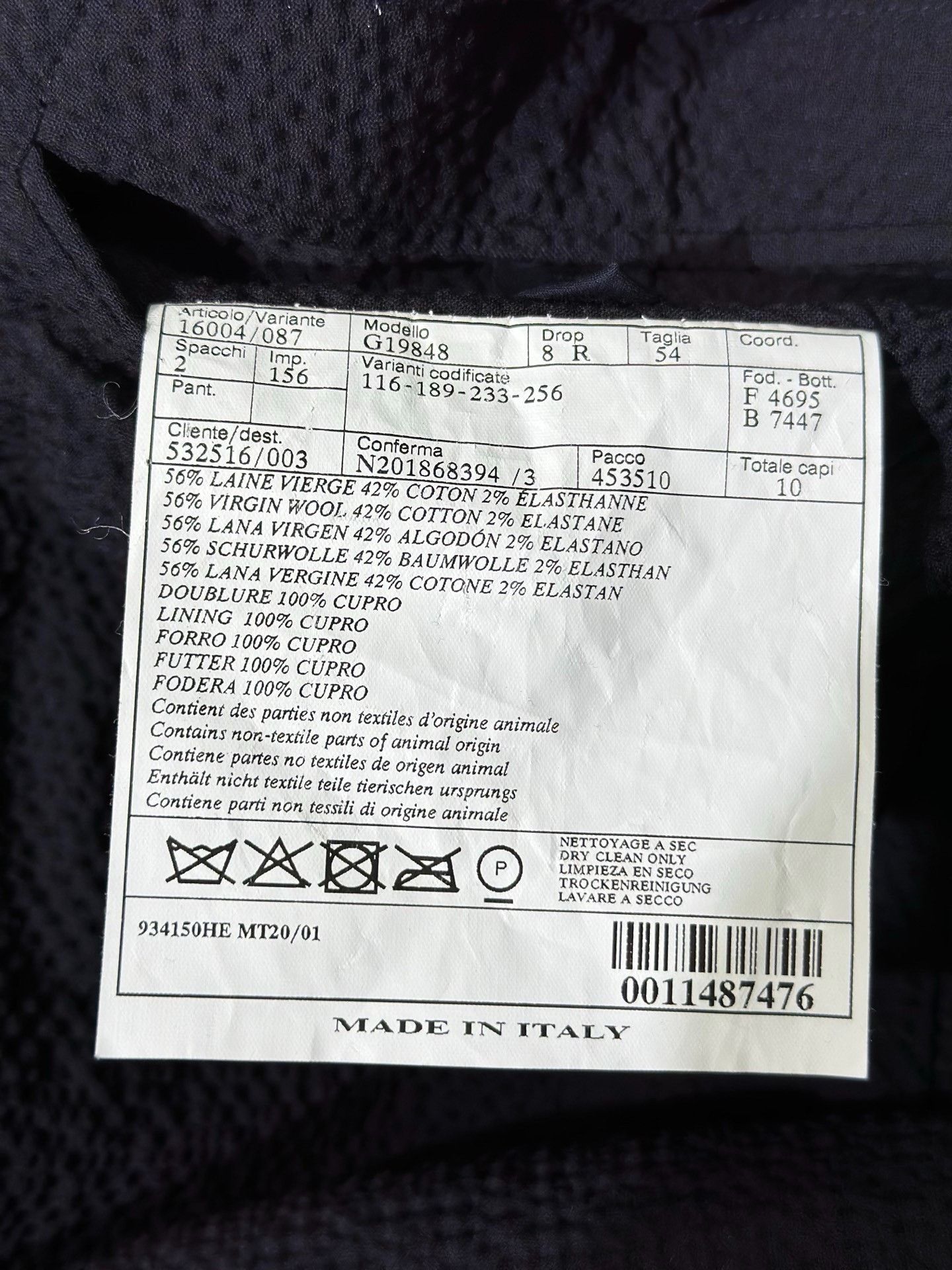 Hermes Hermes Suit L Men Size 40R - 5 Thumbnail