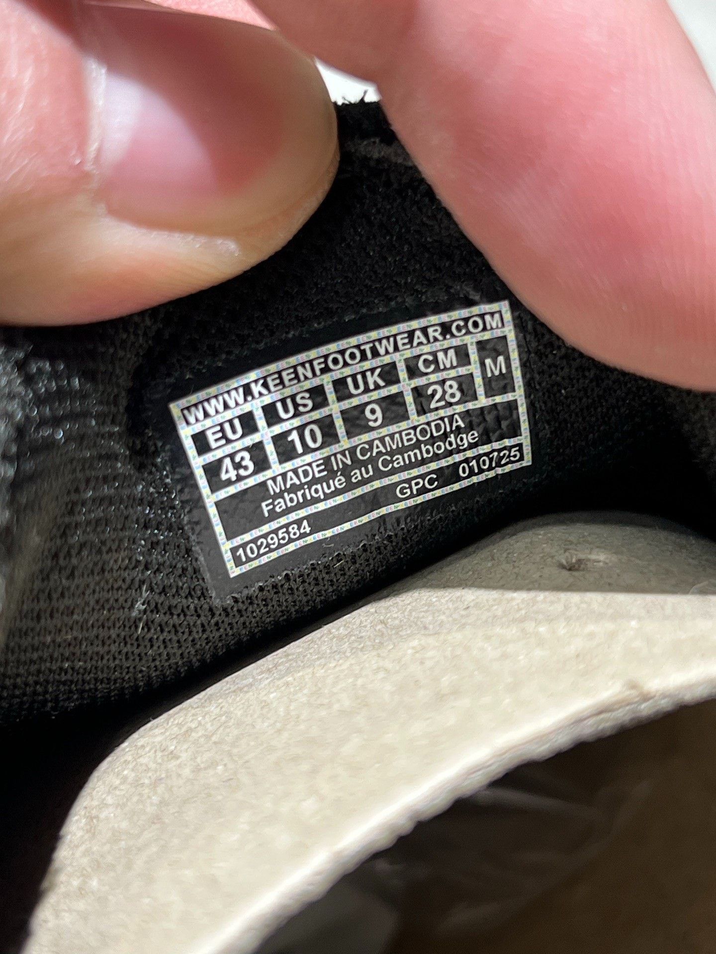 KEEN Keen Hiking Black Hoodie 43 Men Size US L / EU 52-54 / 3 - 7 Thumbnail