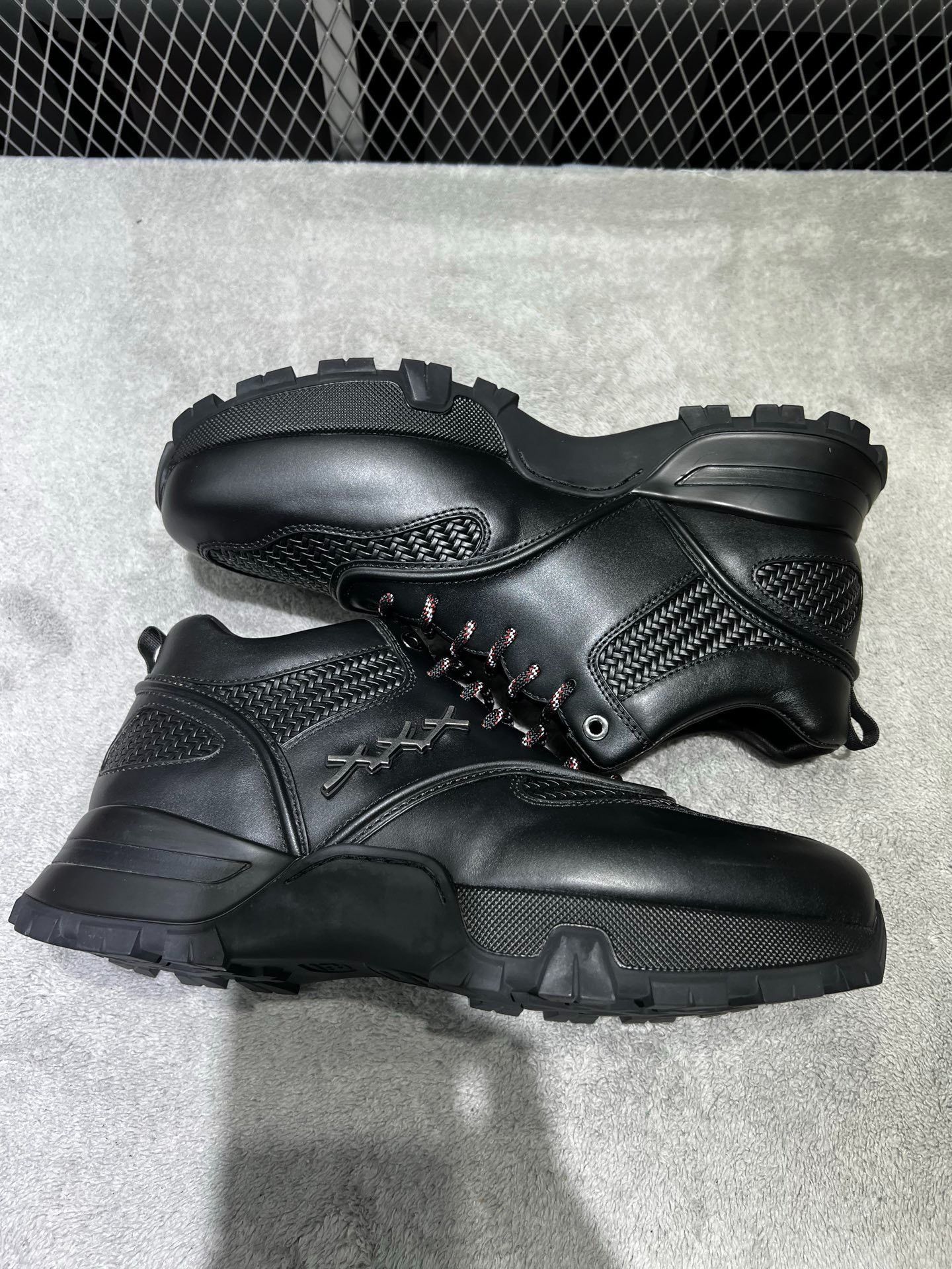 Ermenegildo Zegna Ermenegildo Zegna Knit Black Lowtop Sneakers 44 Men Size US 10.5 / EU 43-44 - 4 Thumbnail