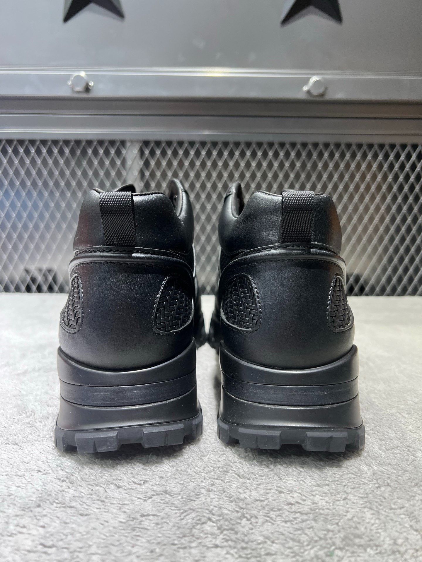 Ermenegildo Zegna Ermenegildo Zegna Knit Black Lowtop Sneakers 44 Men Size US 10.5 / EU 43-44 - 6 Thumbnail