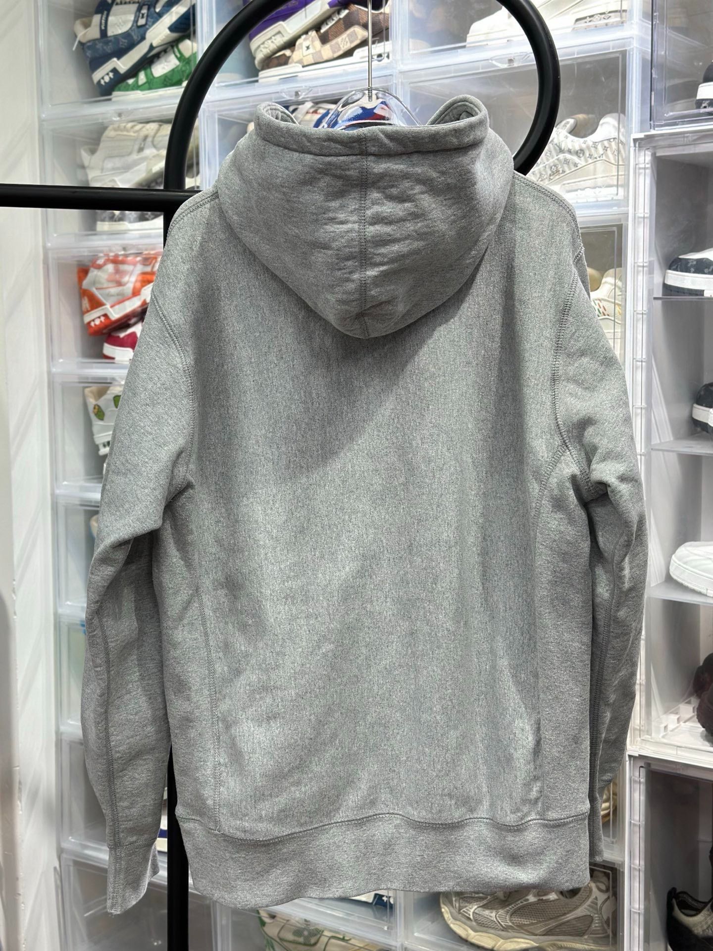 Supreme Supreme Thermal Gray Hoodie M Men Size US M / EU 48-50 / 2 - 3 Thumbnail