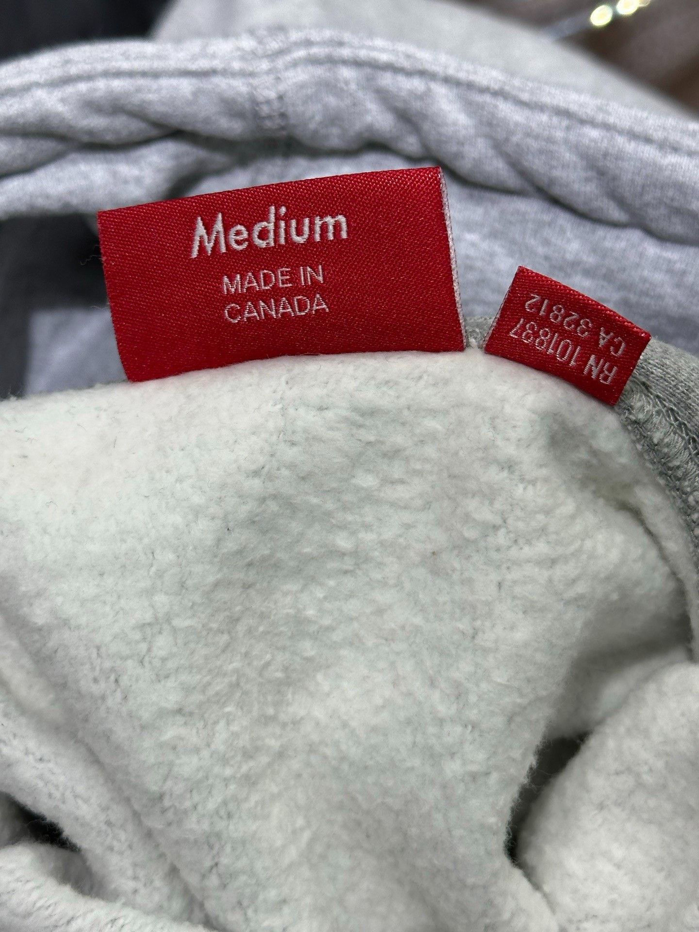 Supreme Supreme Thermal Gray Hoodie M Men Size US M / EU 48-50 / 2 - 5 Thumbnail