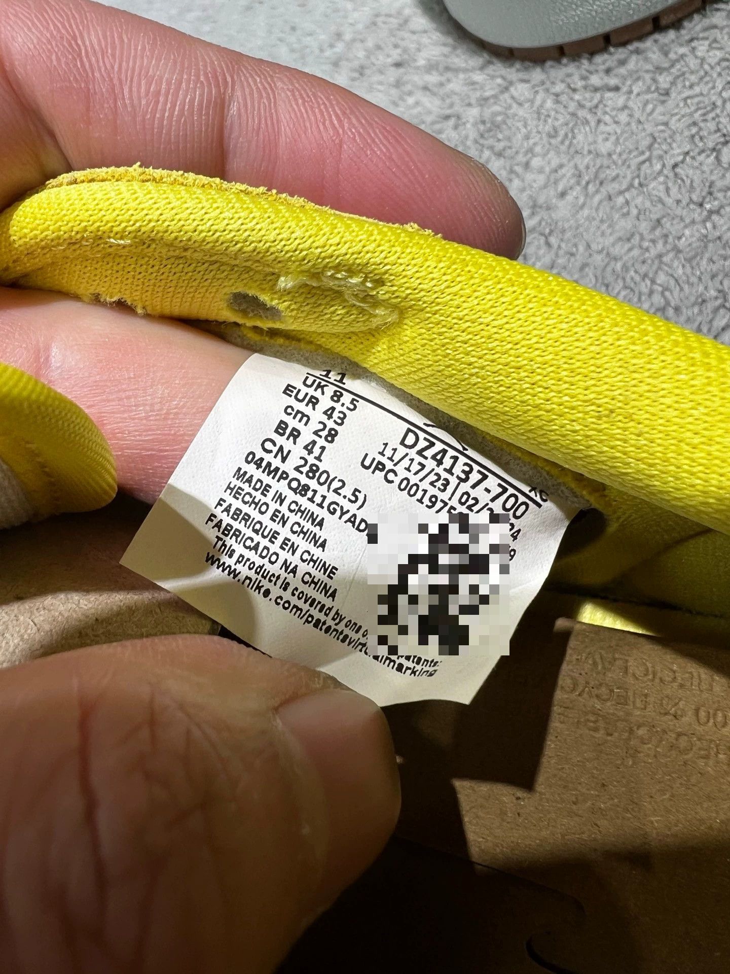 Nike Nike Yellow Lowtop Sneakers 43 Men Size US 10 / EU 43 - 7 Thumbnail