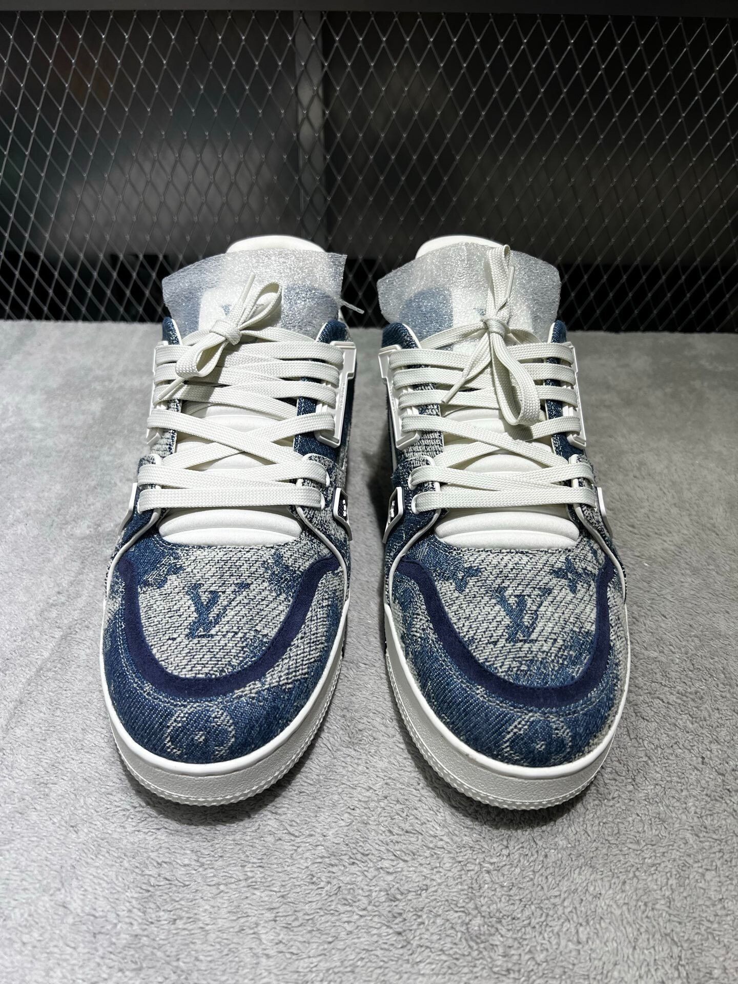 Louis Vuitton Louis Vuitton Training Denim Blue Lowtop Sneakers 44 Men Size US 10.5 / EU 43-44 - 2 Thumbnail