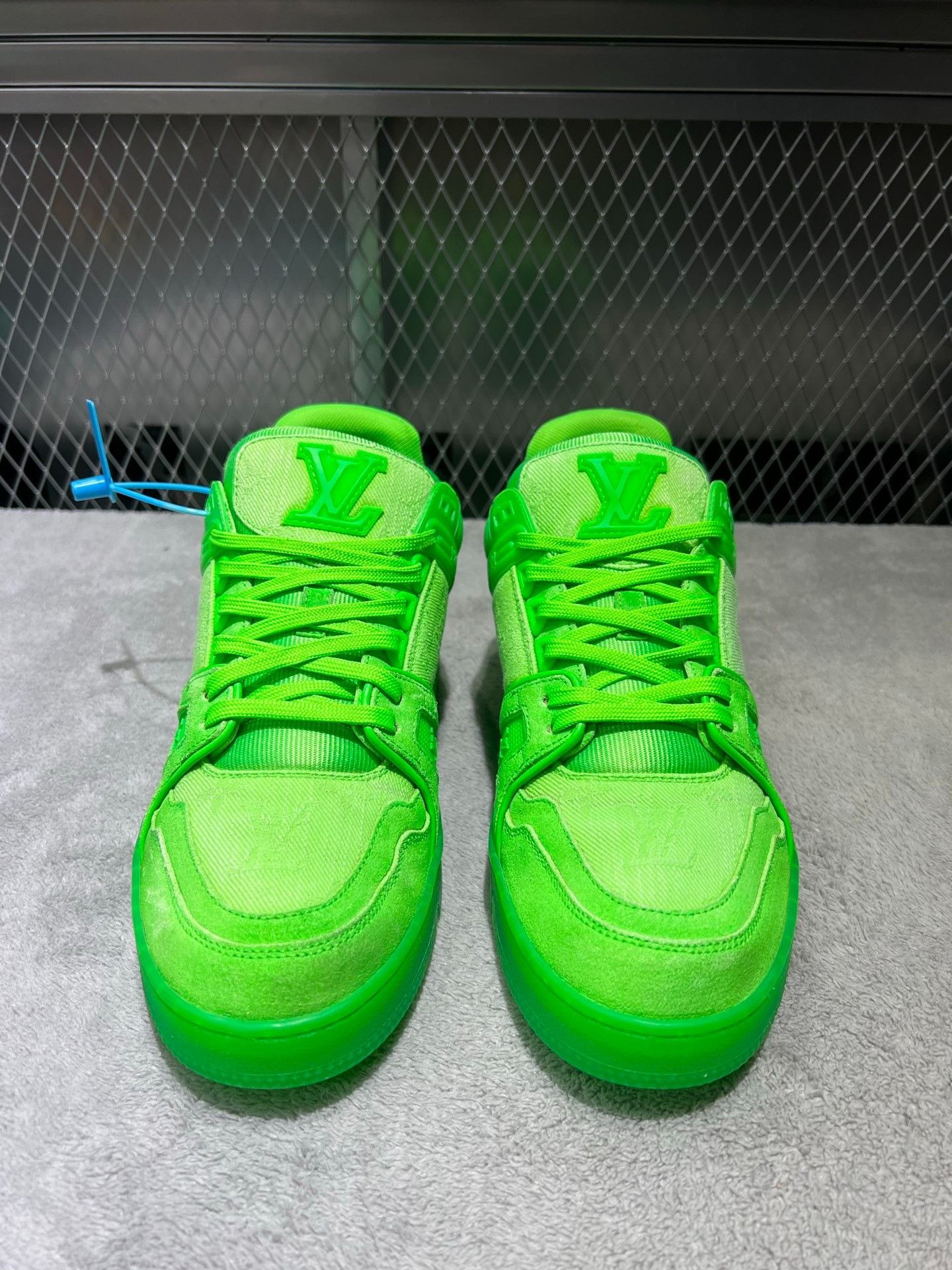 Louis Vuitton Louis Vuitton Training Denim Green Lowtop Sneakers 40 Men Size US 7.5 / EU 40-41 - 2 Thumbnail