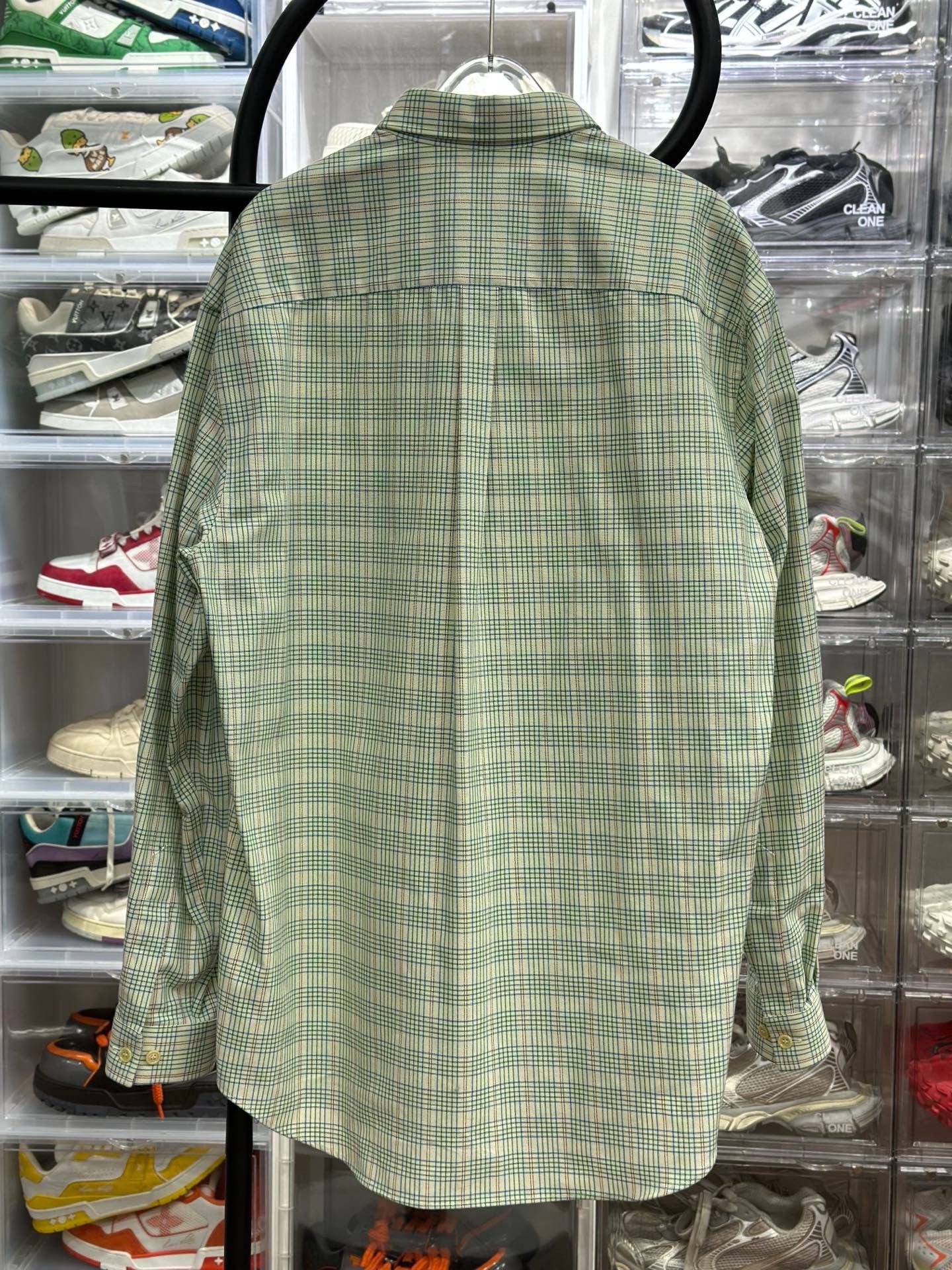 Gucci Gucci Collab Plaid Green Shirt 2XL Men Size US XS / EU 42 / 0 - 3 Thumbnail