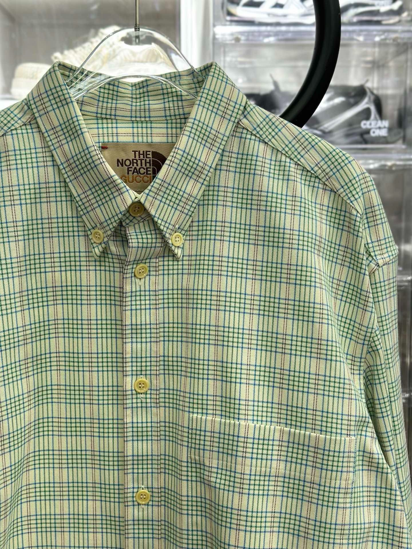 Gucci Gucci Collab Plaid Green Shirt 2XL Men Size US XS / EU 42 / 0 - 2 Thumbnail