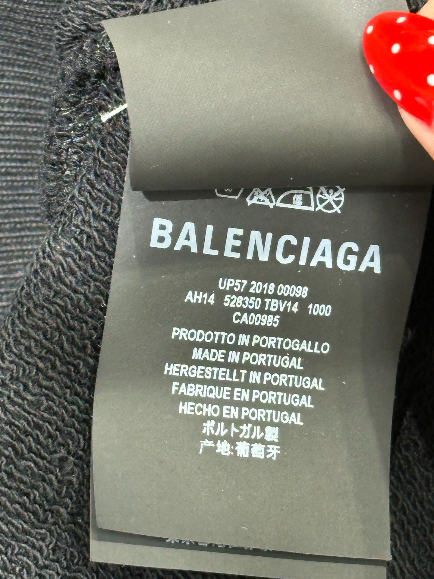 Balenciaga Balenciaga Retro Black Hoodie M Men Size US M / EU 48-50 / 2 - 5 Thumbnail