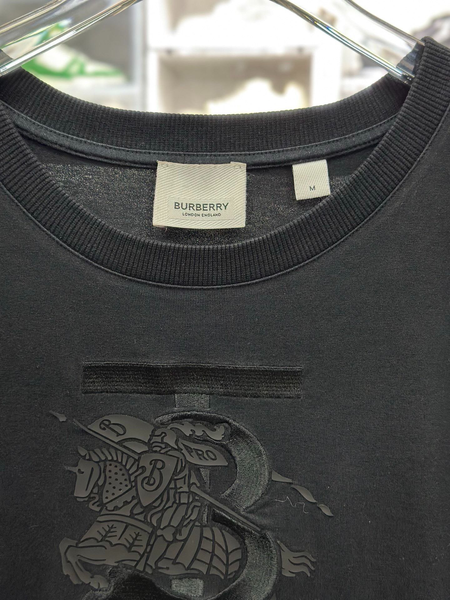 Burberry Burberry Embroidered Printed T-Shirt M Men Size US M / EU 48-50 / 2 - 3 Thumbnail