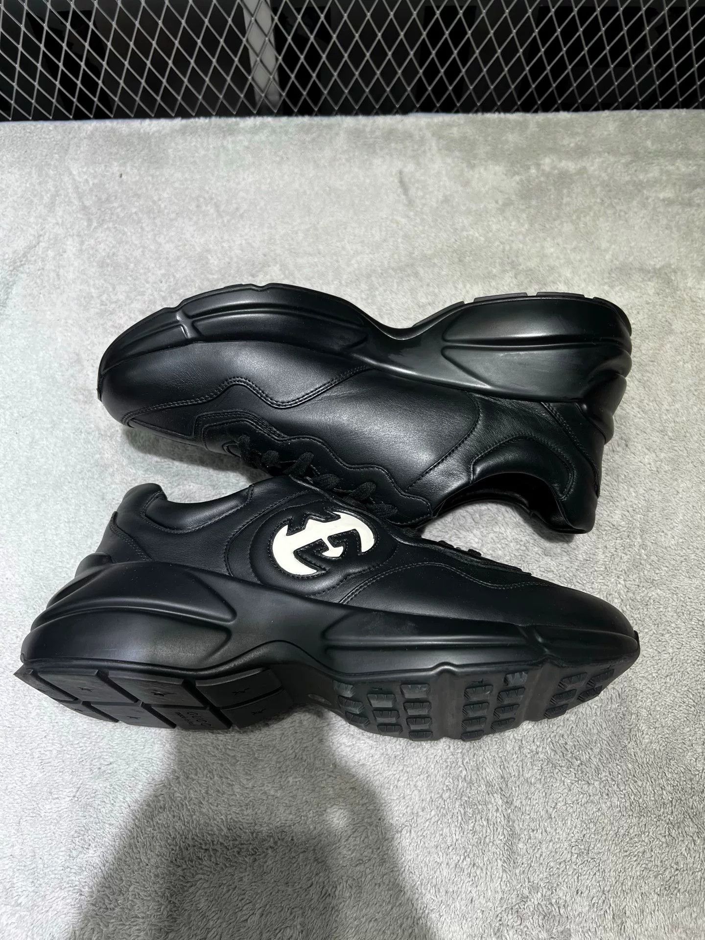 Gucci Gucci Leather Black Lowtop Sneakers 41 Men Size US 8.5 / EU 41-42 - 4 Thumbnail