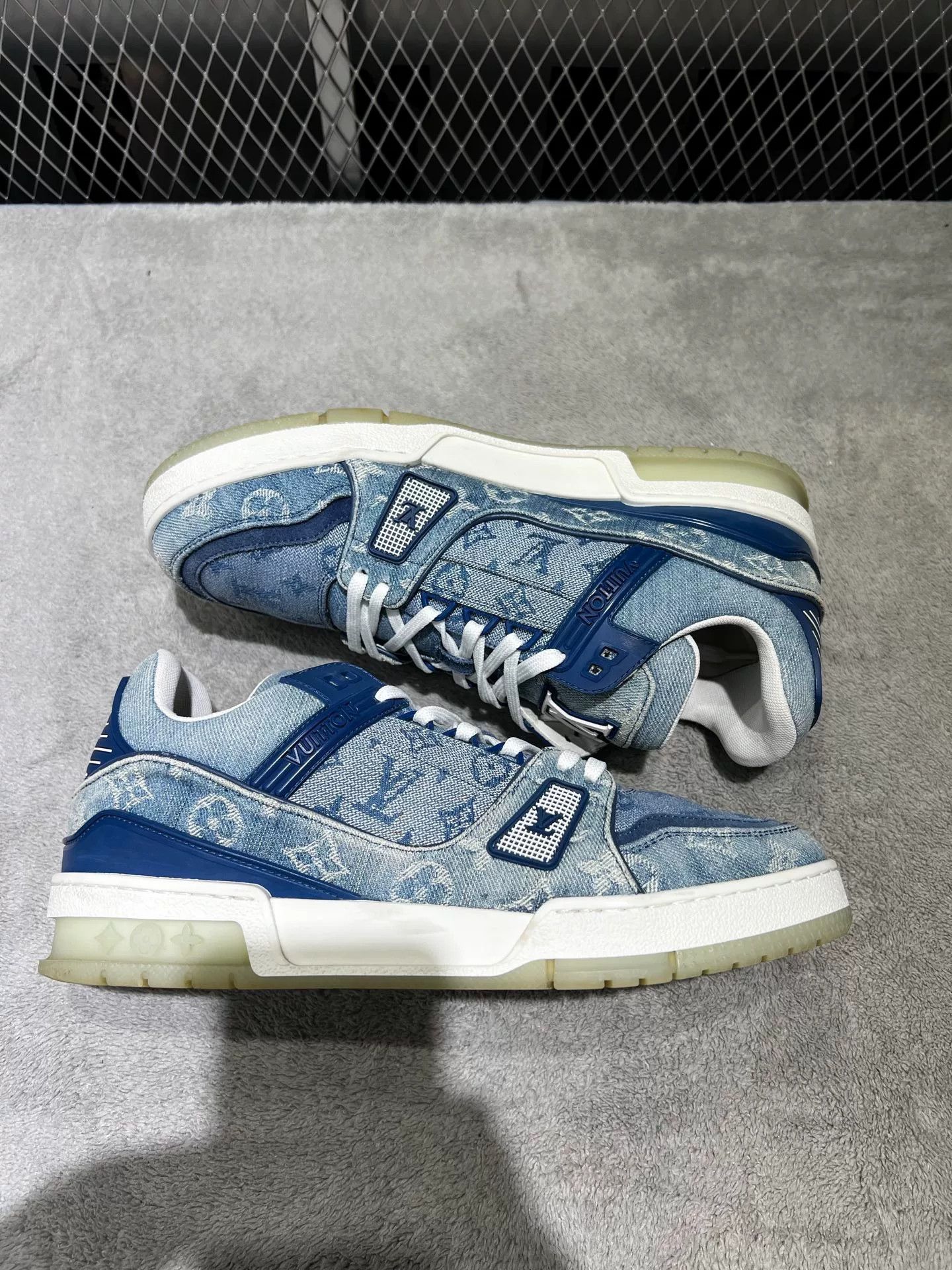 Louis Vuitton Louis Vuitton Training Denim Blue Lowtop Sneakers 40 Men Size US 7.5 / EU 40-41 - 4 Thumbnail