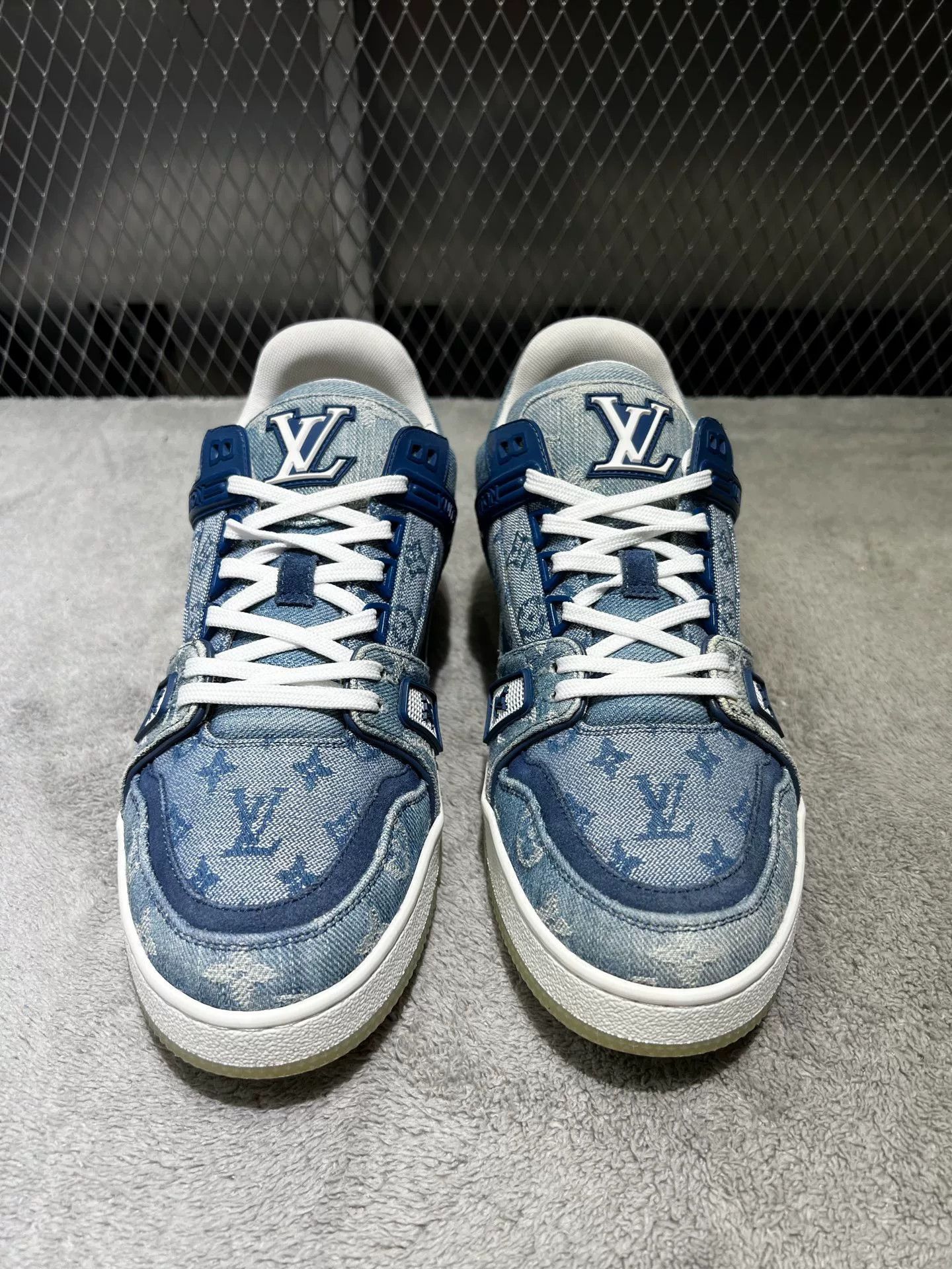 Louis Vuitton Louis Vuitton Training Denim Blue Lowtop Sneakers 40 Men Size US 7.5 / EU 40-41 - 2 Thumbnail