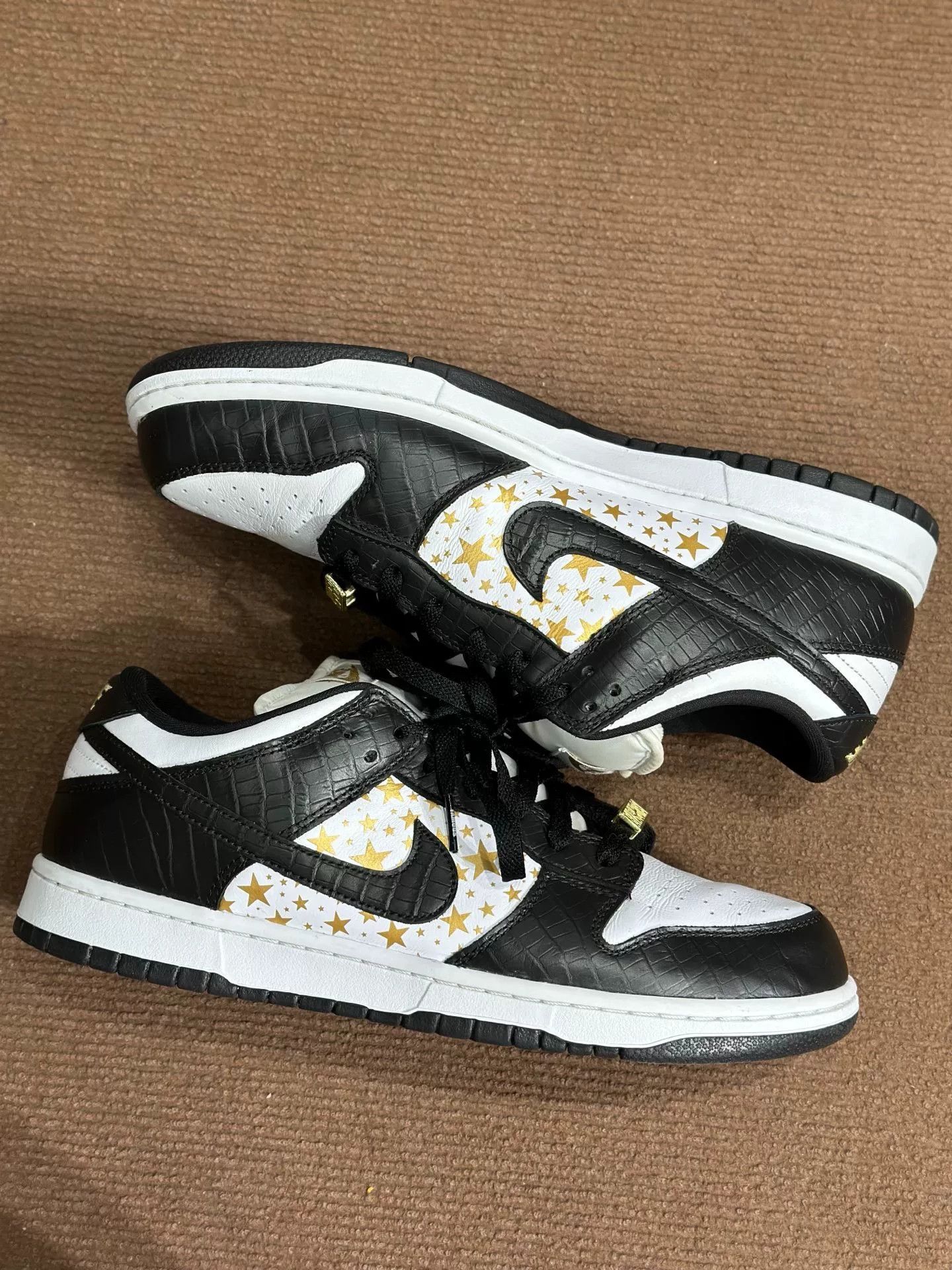 Supreme Supreme DUNK Black Lowtop Sneakers S Men Size US 10 / EU 43 - 4 Thumbnail