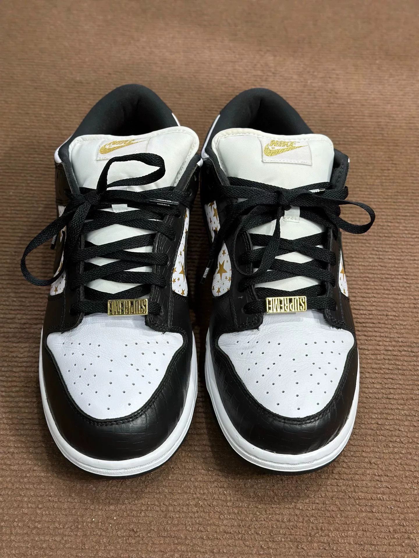 Supreme Supreme DUNK Black Lowtop Sneakers S Men Size US 10 / EU 43 - 2 Thumbnail