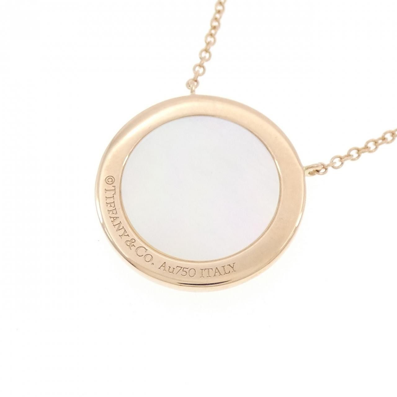 Tiffany & Co. Tiffany & Co. Tiffany T Two 750 Pink Gold Mother of Pearl Diamond Necklace Precious Metal Necklace 64026801 DUTY FREE for USA Size ONE SIZE - 4 Thumbnail