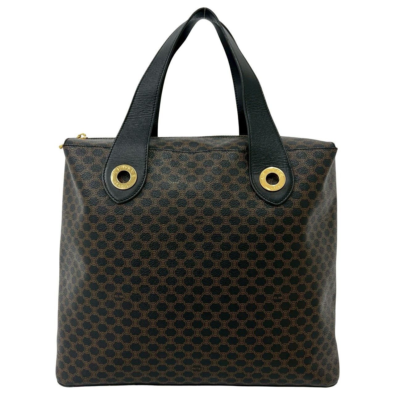 Celine Celine Celine Macadam Triomphe Leather Tote Bag Leather Tote Bag DUTY FREE for USA Size ONE SIZE - 2 Thumbnail