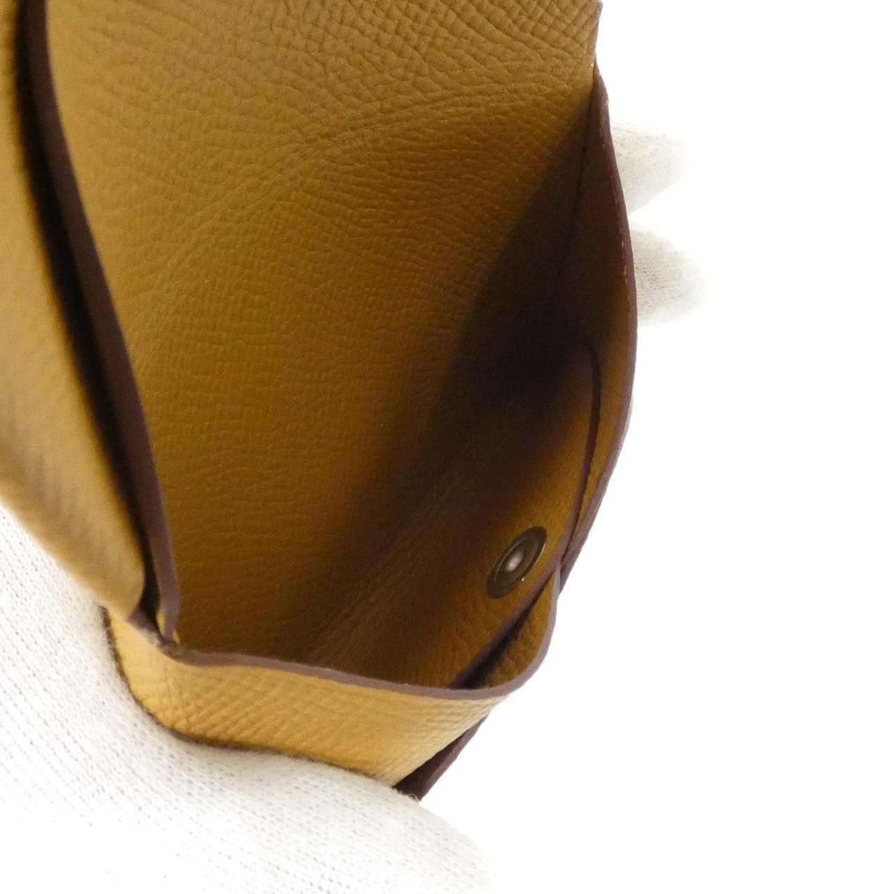 Hermes Hermes Hermes Calvi Duo Epsom Card Case Leather Coin Case B DUTY FREE for USA Size ONE SIZE - 6 Thumbnail