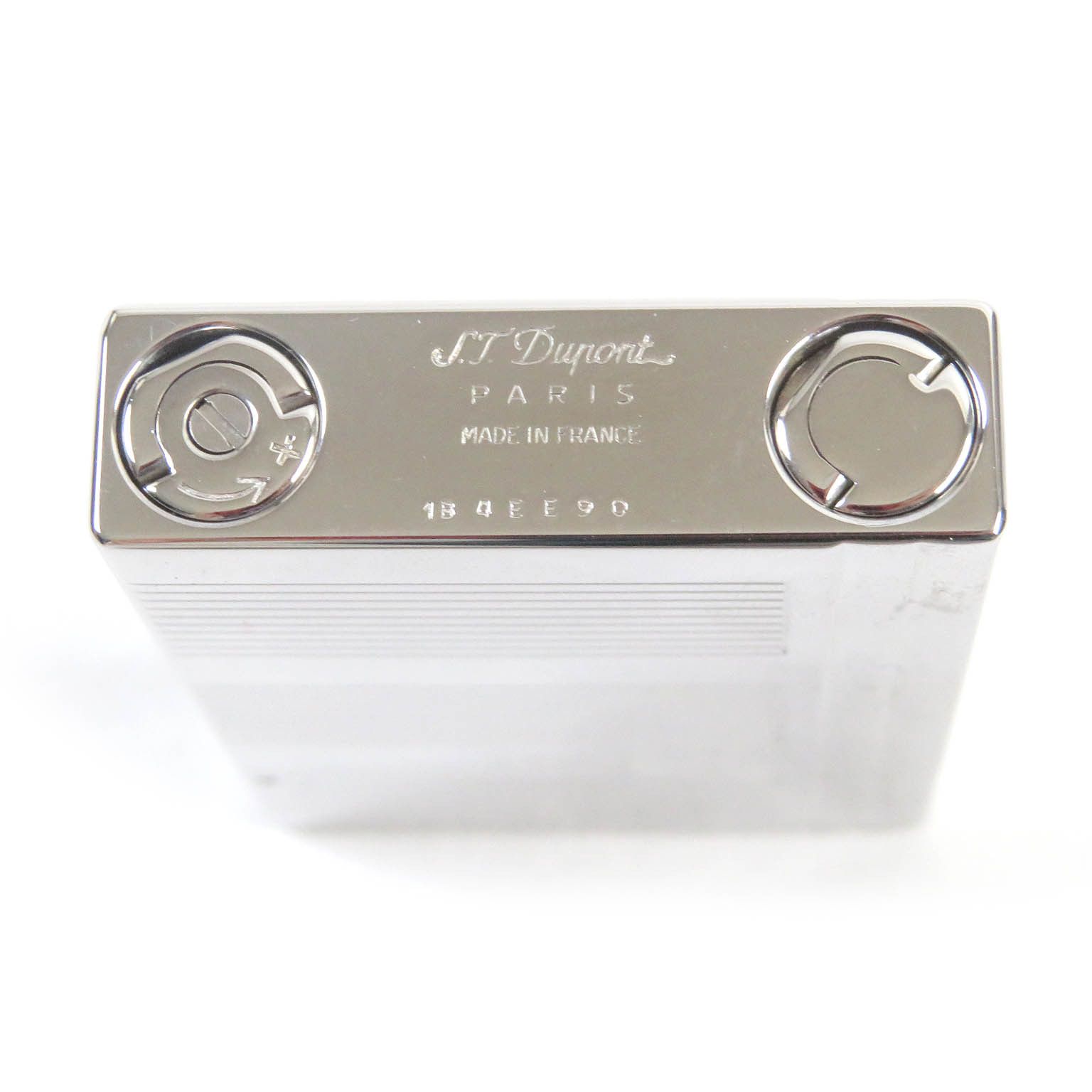 Other Other S.T. Dupont Striped Square Roller Lighter Precious Metal Lighter DUTY FREE for USA Size ONE SIZE - 6 Thumbnail